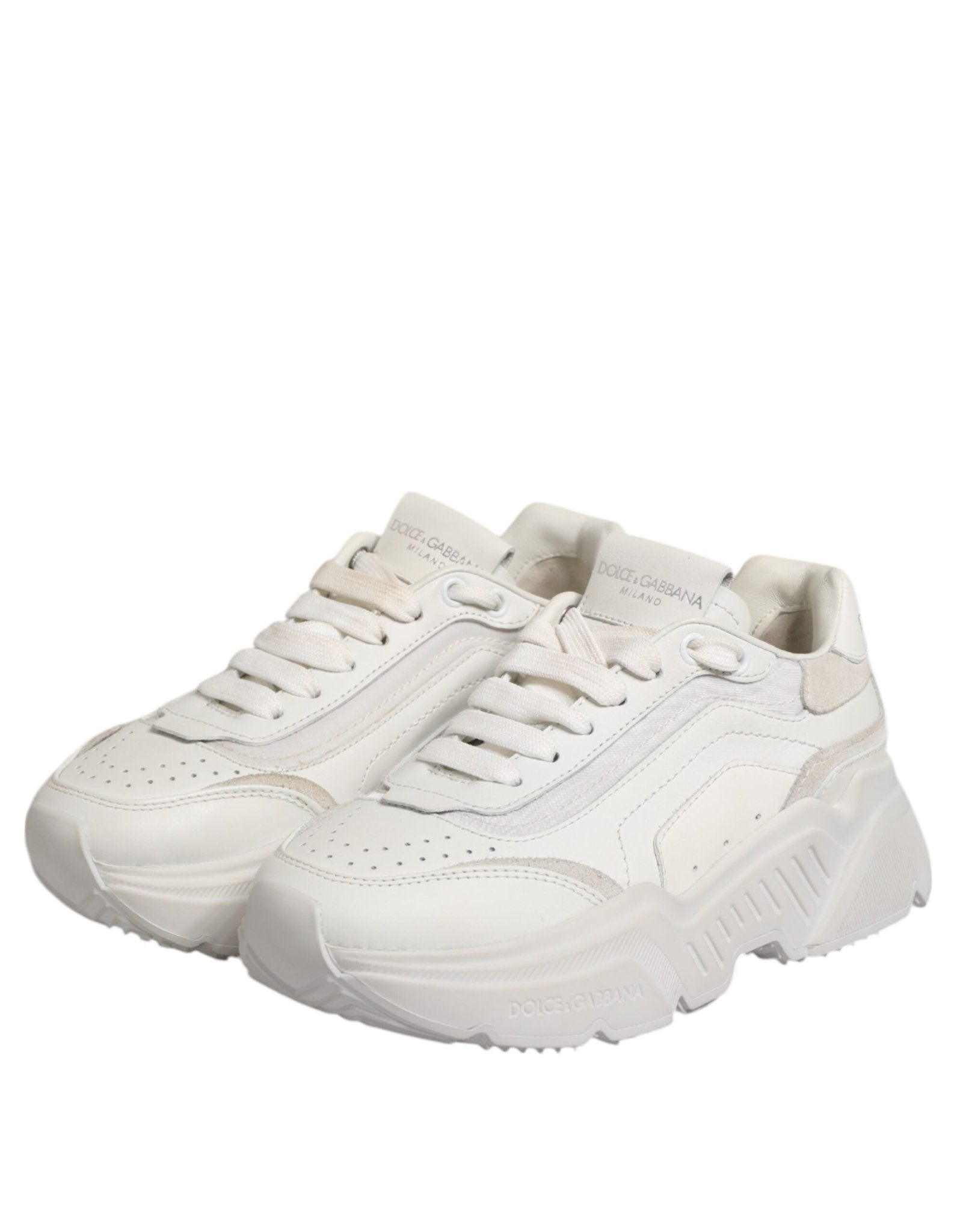 Dolce & Gabbana White Daymaster Low Top Sneaker Shoes - RIMODA