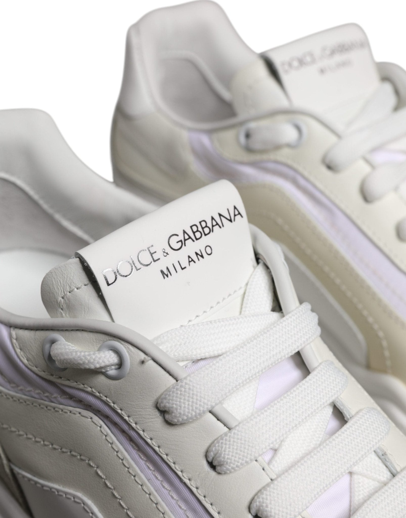 Dolce & Gabbana White Daymaster Men Low Top Sneakers Shoes - RIMODA