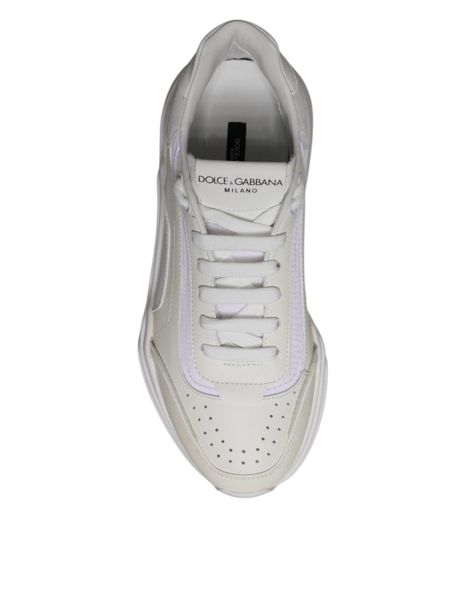 Dolce & Gabbana White Daymaster Men Low Top Sneakers Shoes - RIMODA
