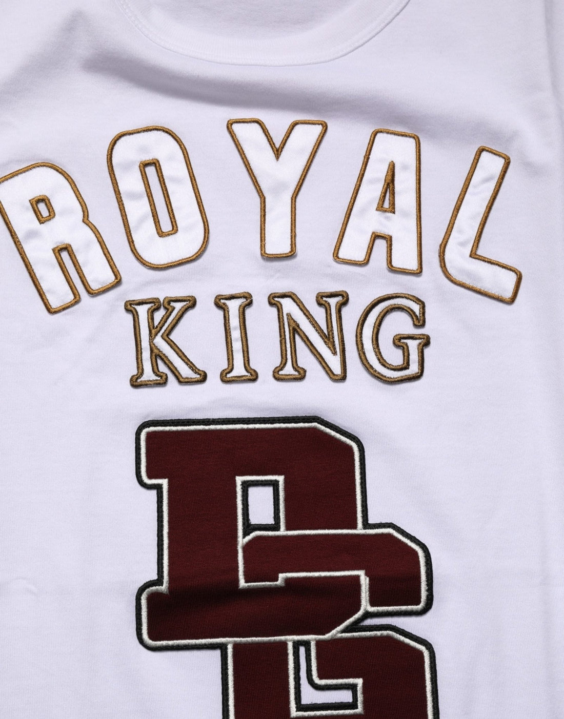 Dolce & Gabbana White DG King Royal Crew Neck Cotton T-shirt - RIMODA