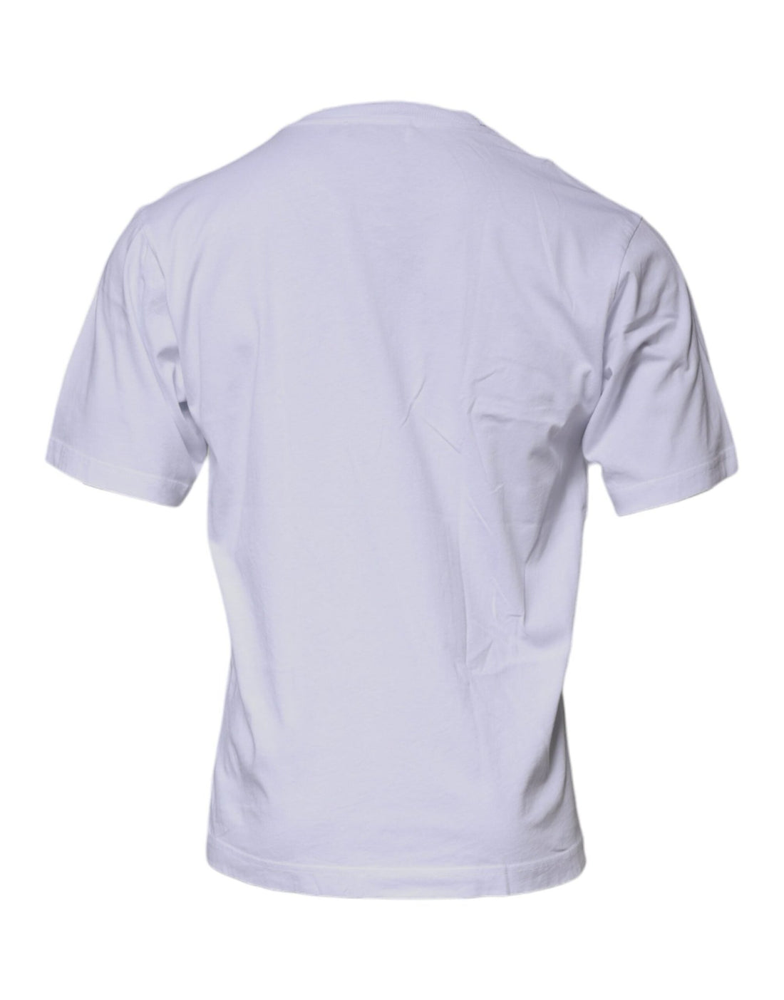 Dolce & Gabbana White DG Logo Cotton Crew Neck T-shirt - RIMODA