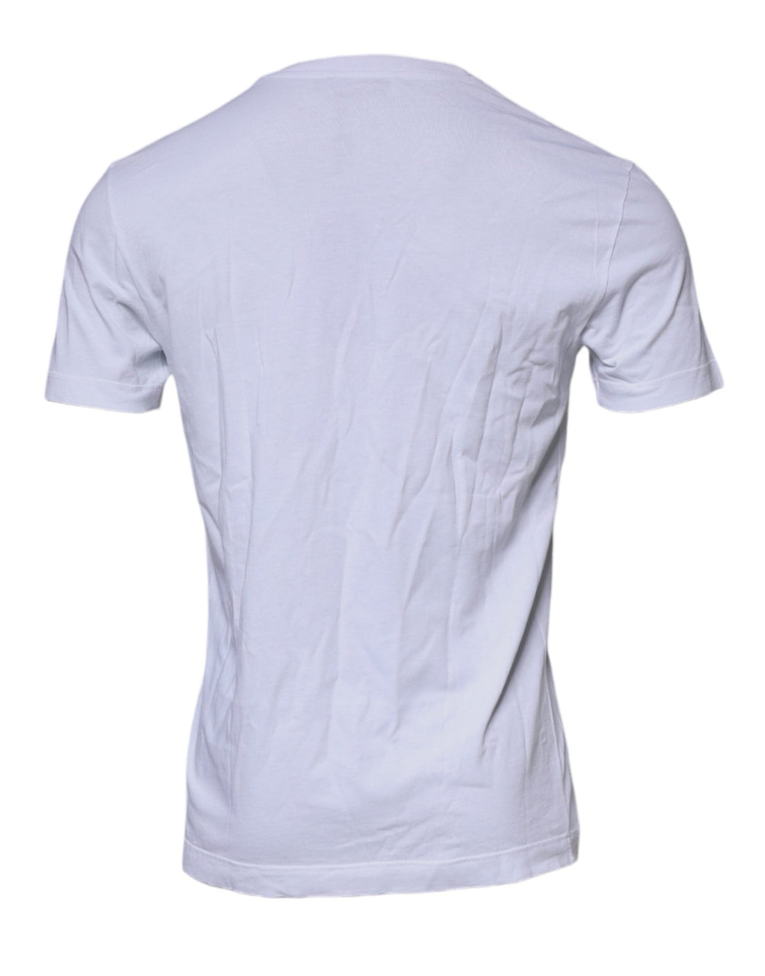 Dolce & Gabbana White DG Logo Cotton Crew Neck T-shirt - RIMODA