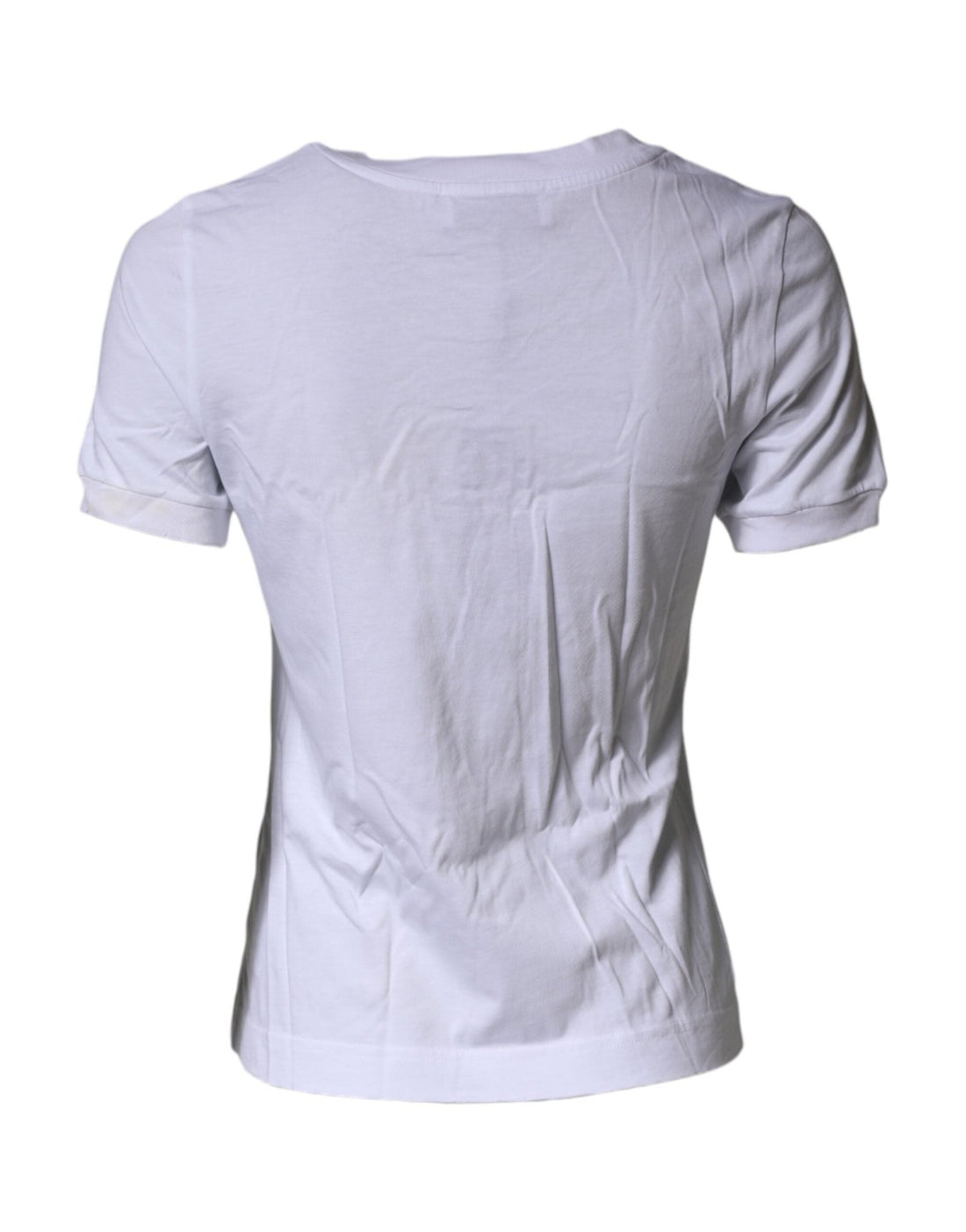 Dolce & Gabbana White DG Logo Crew Neck Short Sleeves T-shirt - RIMODA
