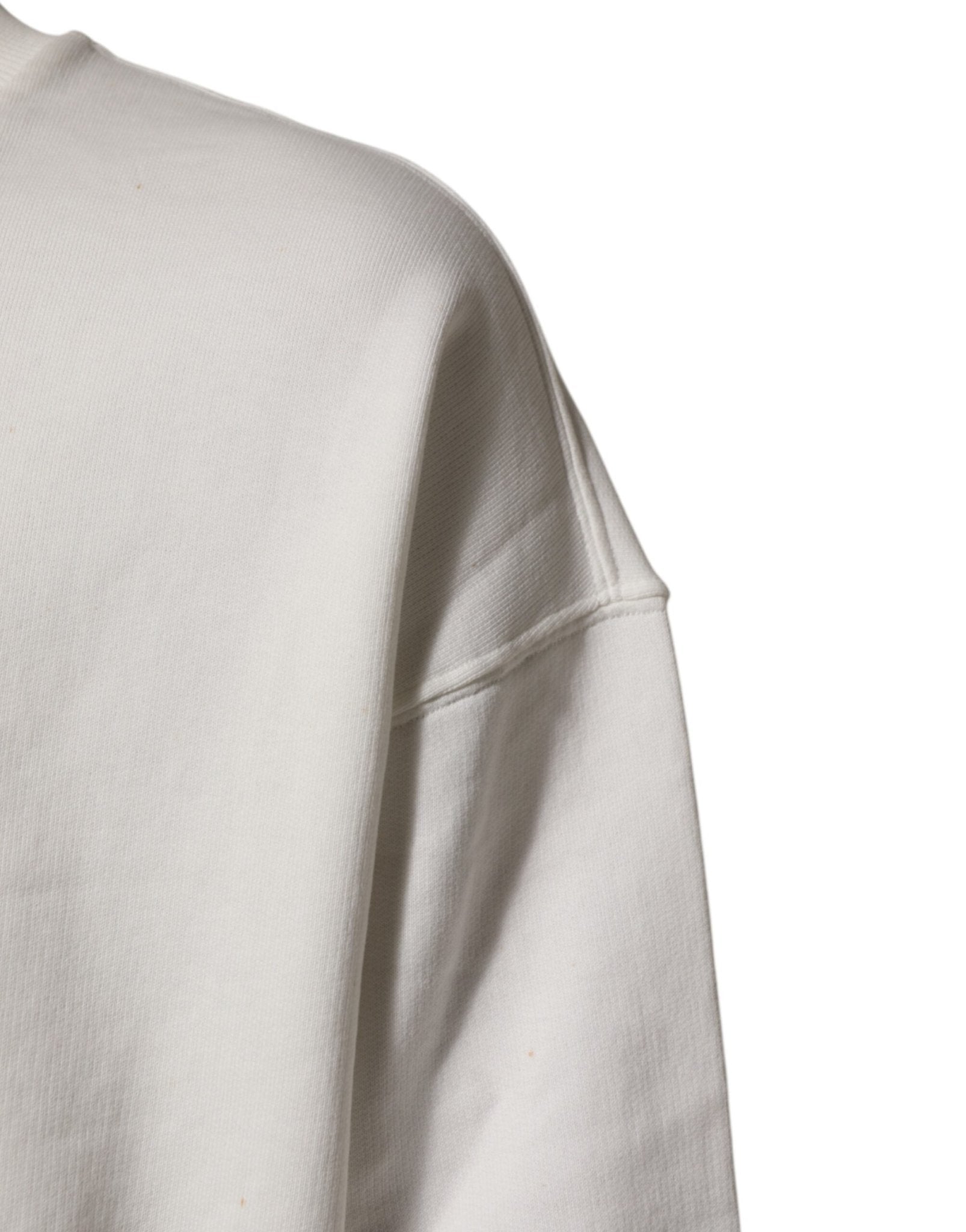 Dolce & Gabbana White DG Logo Crew Neck Sweatshirt Sweater - RIMODA