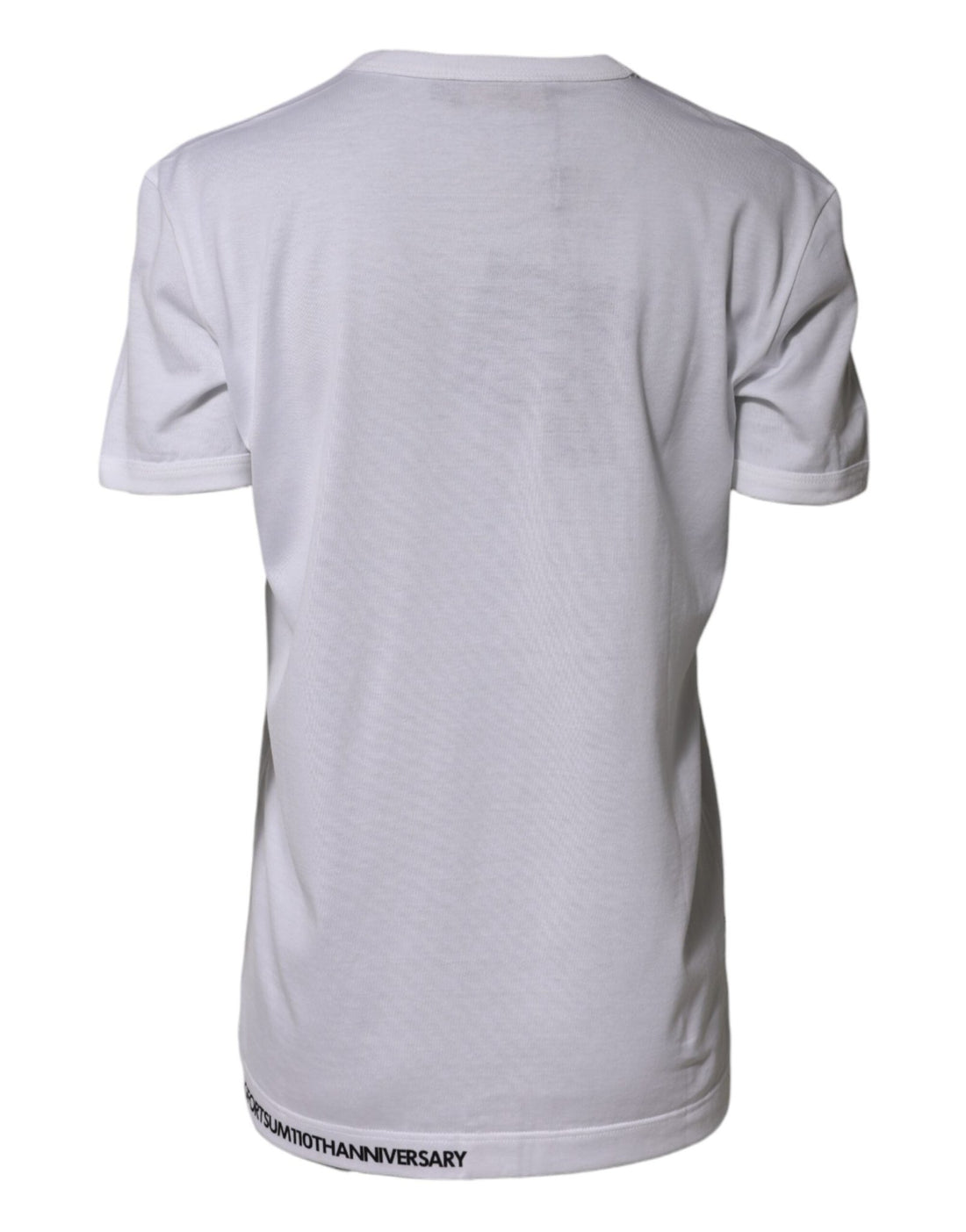 Dolce & Gabbana White DG Loves Moscow Cotton Crew Neck T-shirt - RIMODA