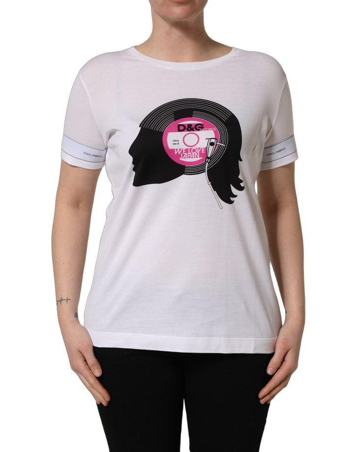 Dolce & Gabbana White D&G WE LOVE JAPAN Print Cotton T-shirt - RIMODA