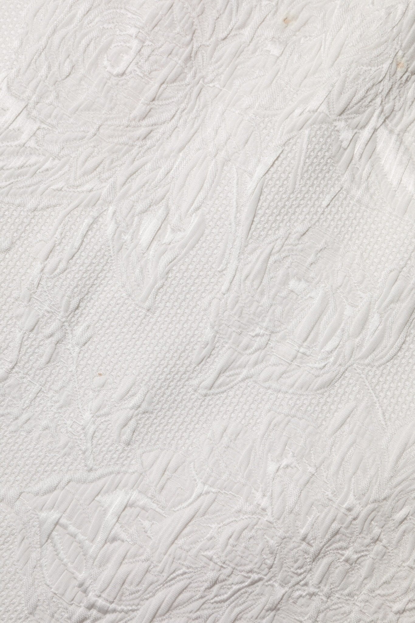 Dolce & Gabbana White Floral Brocade A-line High Waist Skirt - RIMODA