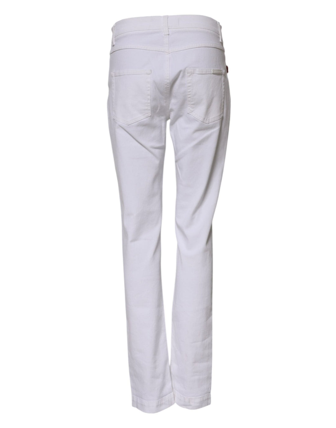 Dolce & Gabbana White Floral Sequined Embroid GIRLY Denim Jeans - RIMODA