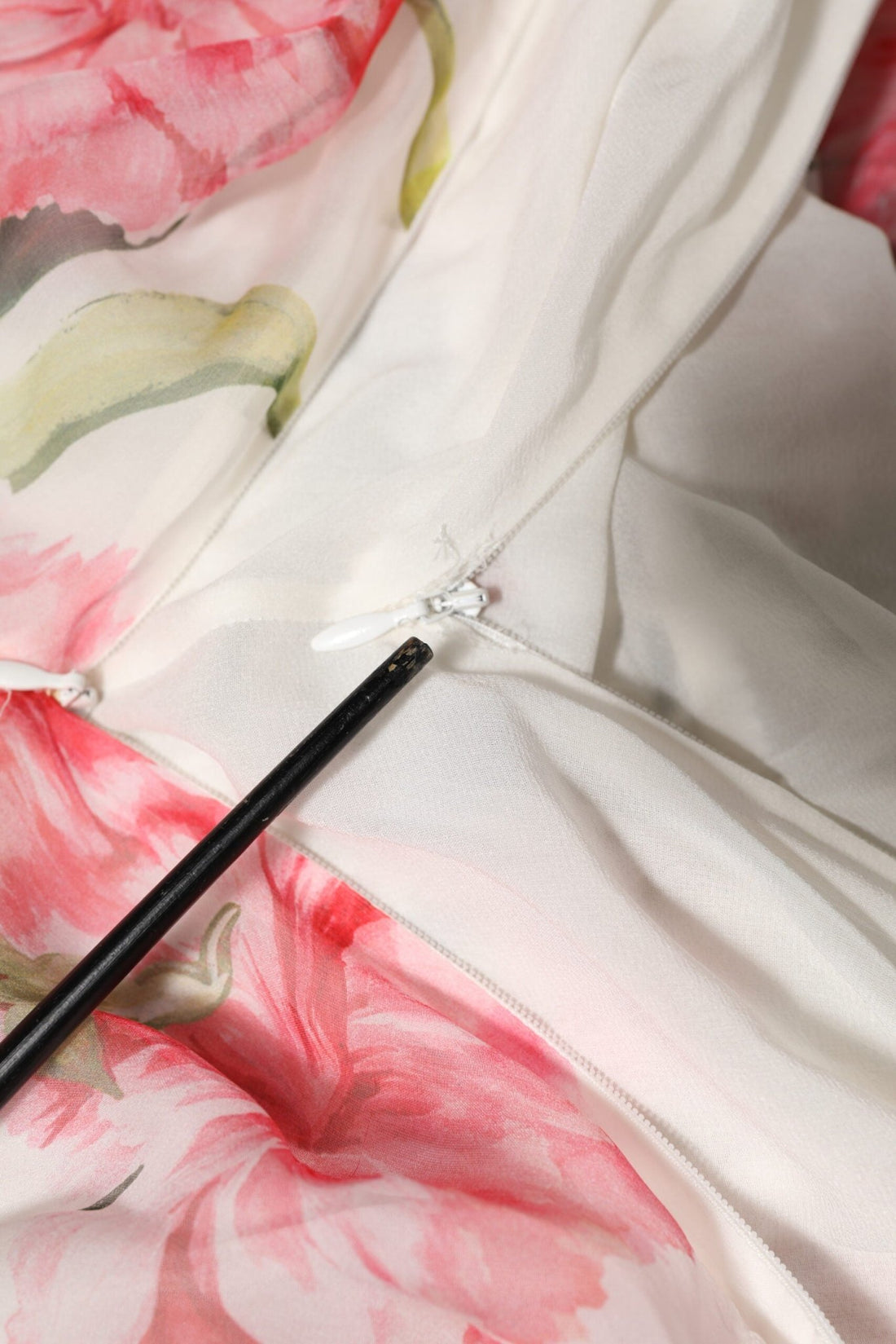Dolce & Gabbana White Floral Silk Halter A-line Maxi Dress - RIMODA