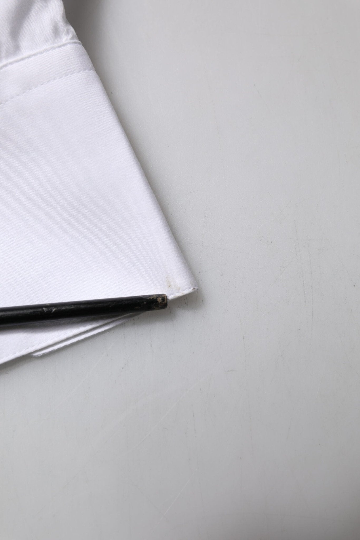 Dolce & Gabbana White GOLD Cotton Long Sleeve Men Formal Shirt - RIMODA