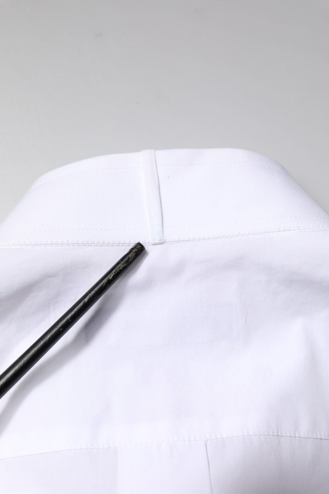 Dolce & Gabbana White GOLD Cotton Poplin Bib Formal Men Dress Shirt - RIMODA