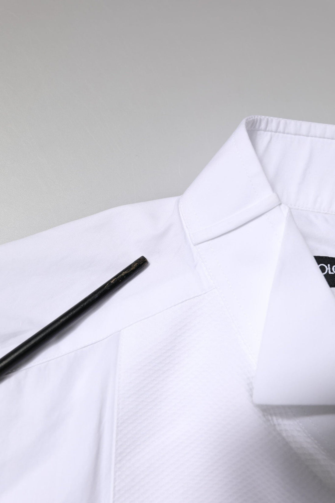 Dolce & Gabbana White GOLD CottonPoplin Bib Formal Dress Shirt - RIMODA
