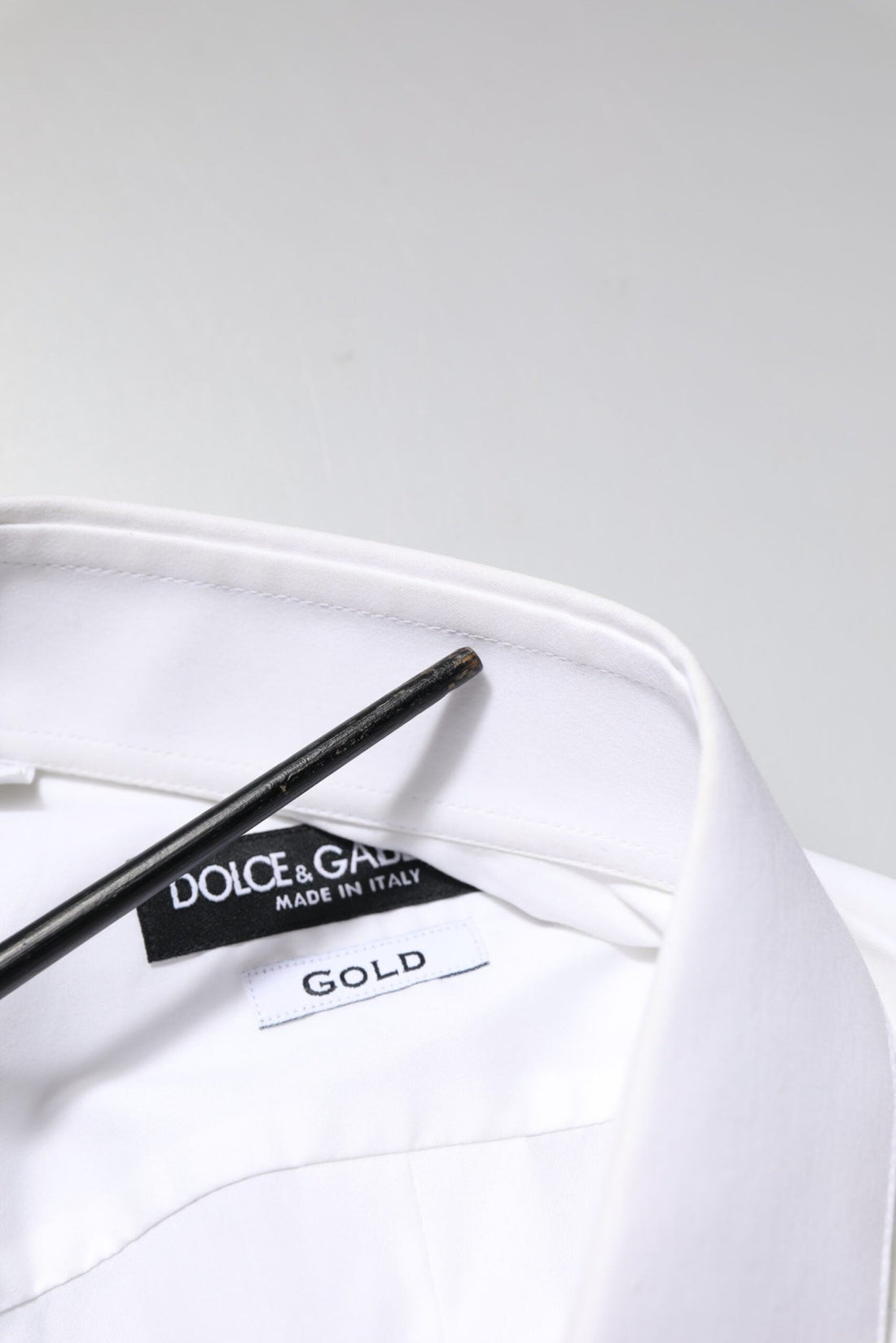 Dolce & Gabbana White GOLD Long Sleeves Dress Formal Shirt - RIMODA