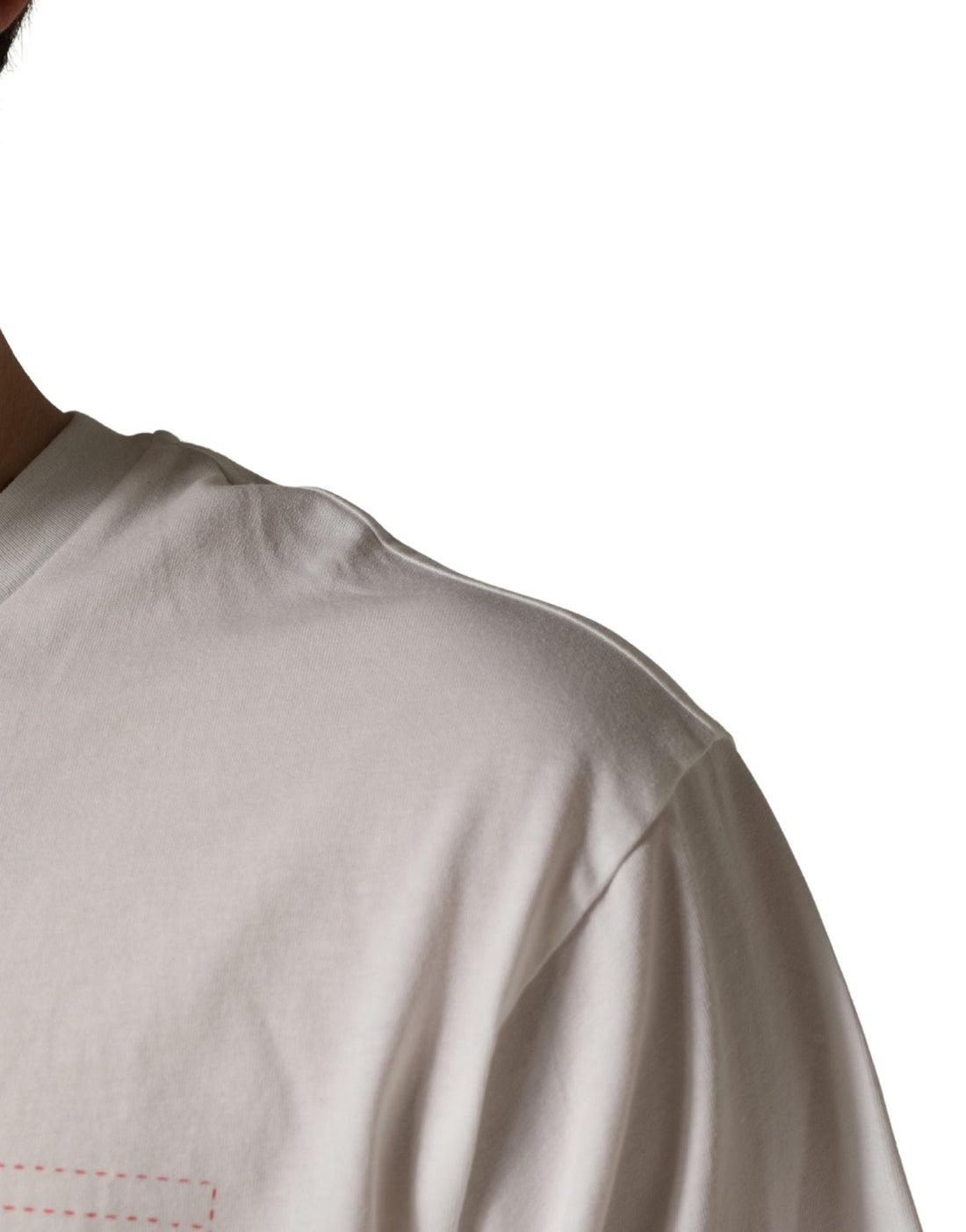 Dolce & Gabbana White Graphic Print Cotton Crew Neck T-shirt - RIMODA