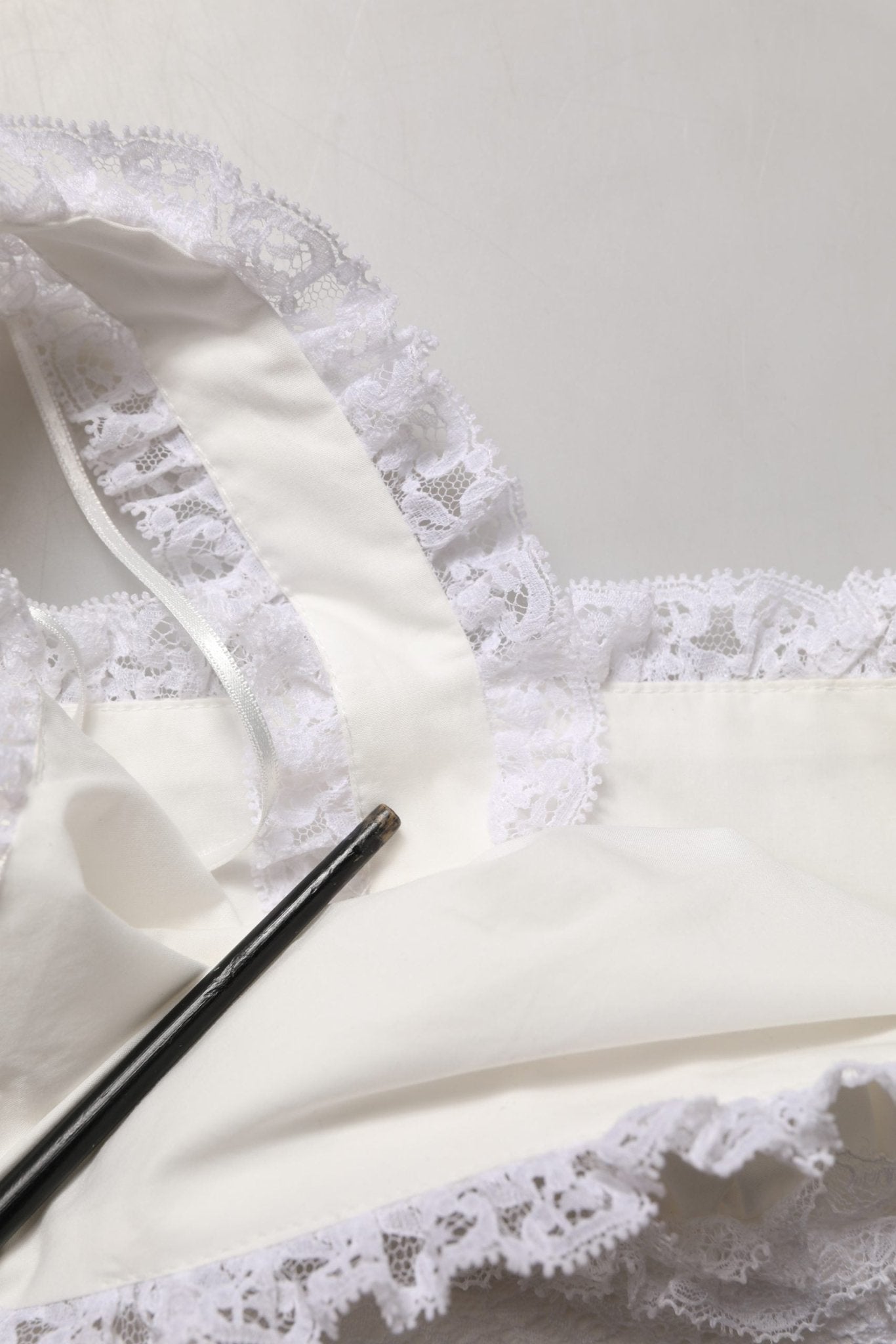 Dolce & Gabbana White Lace Trimmed Cotton Cropped Tank Top - RIMODA