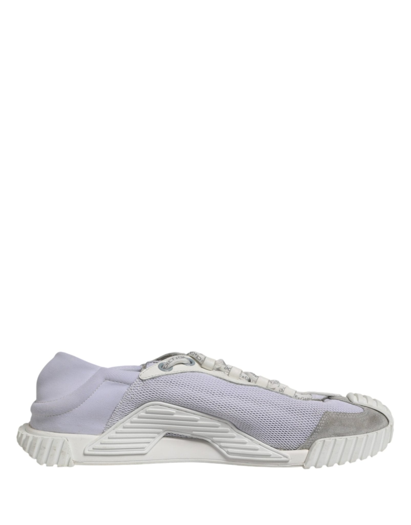 Dolce & Gabbana White Lace Up Low Top NS1 Sneakers Men Shoes - RIMODA