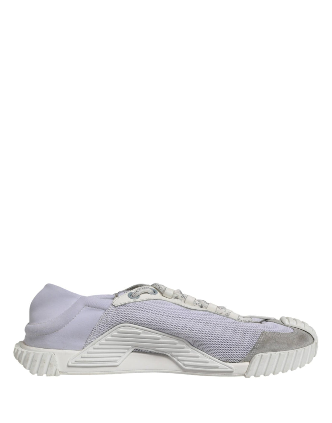 Dolce & Gabbana White Lace Up Low Top NS1 Sneakers Men Shoes - RIMODA