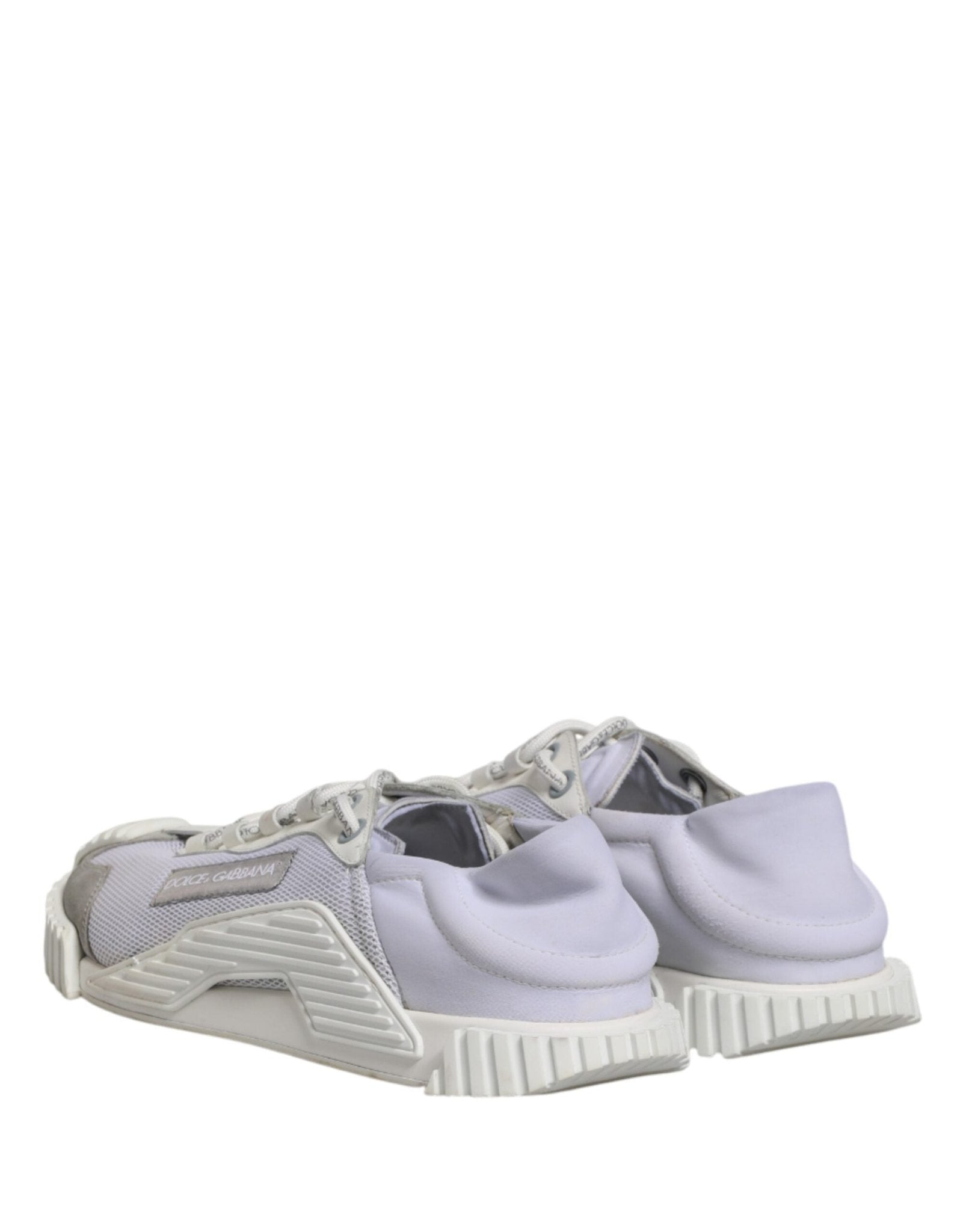 Dolce & Gabbana White Lace Up Low Top NS1 Sneakers Men Shoes - RIMODA