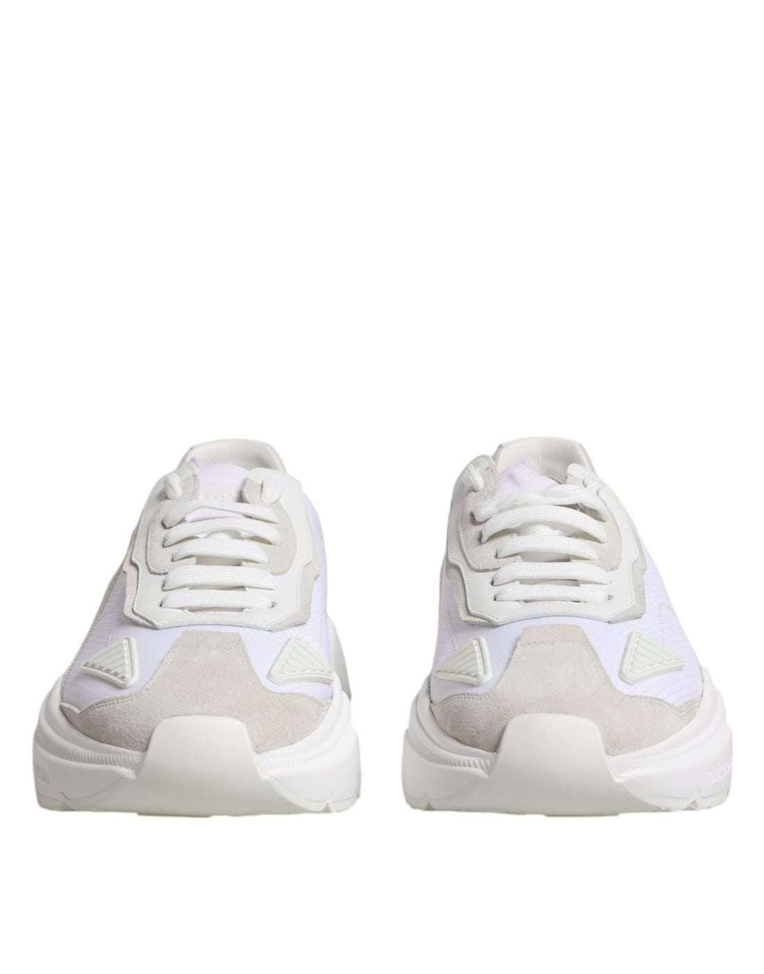 Dolce & Gabbana White Leather Daymaster Low Top Sneaker Shoes - RIMODA