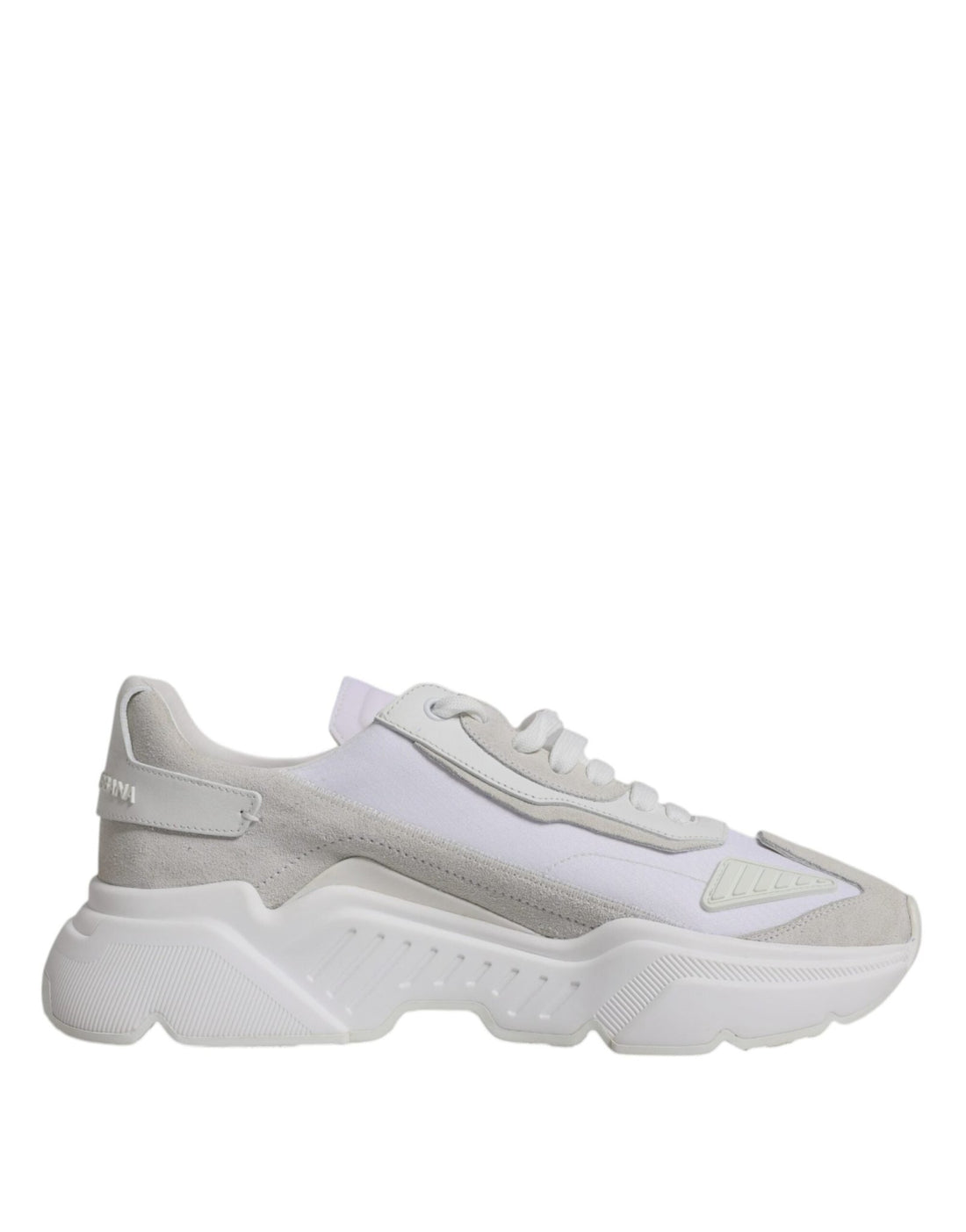 Dolce & Gabbana White Leather Daymaster Low Top Sneaker Shoes - RIMODA