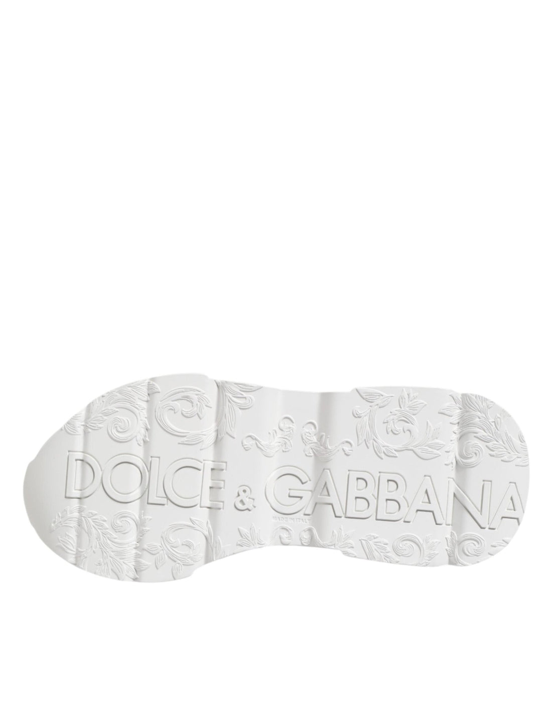 Dolce & Gabbana White Leather Daymaster Low Top Sneakers Shoes - RIMODA
