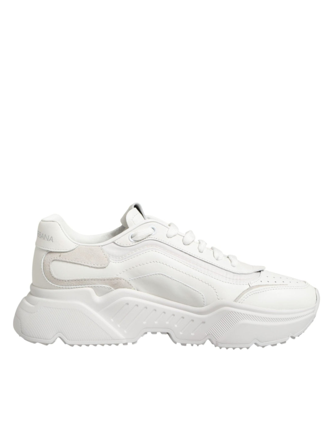 Dolce & Gabbana White Leather Daymaster Low Top Sneakers Shoes - RIMODA