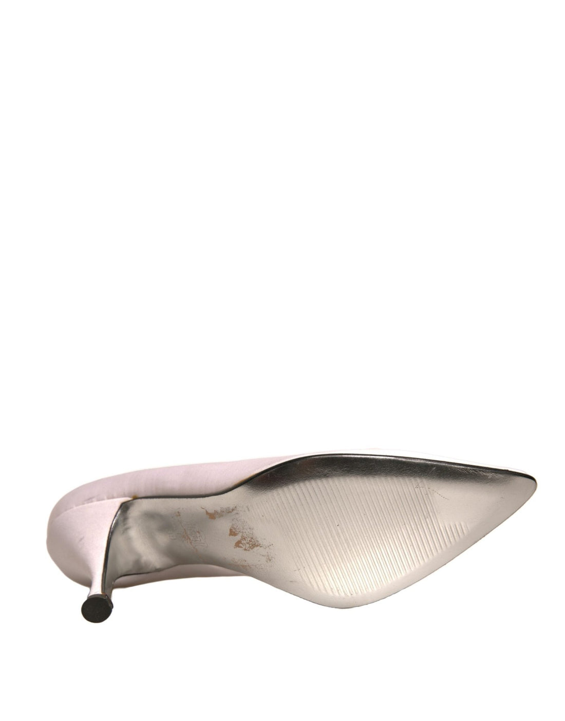 Dolce & Gabbana White Leather High Heels Women Pumps Shoes - RIMODA