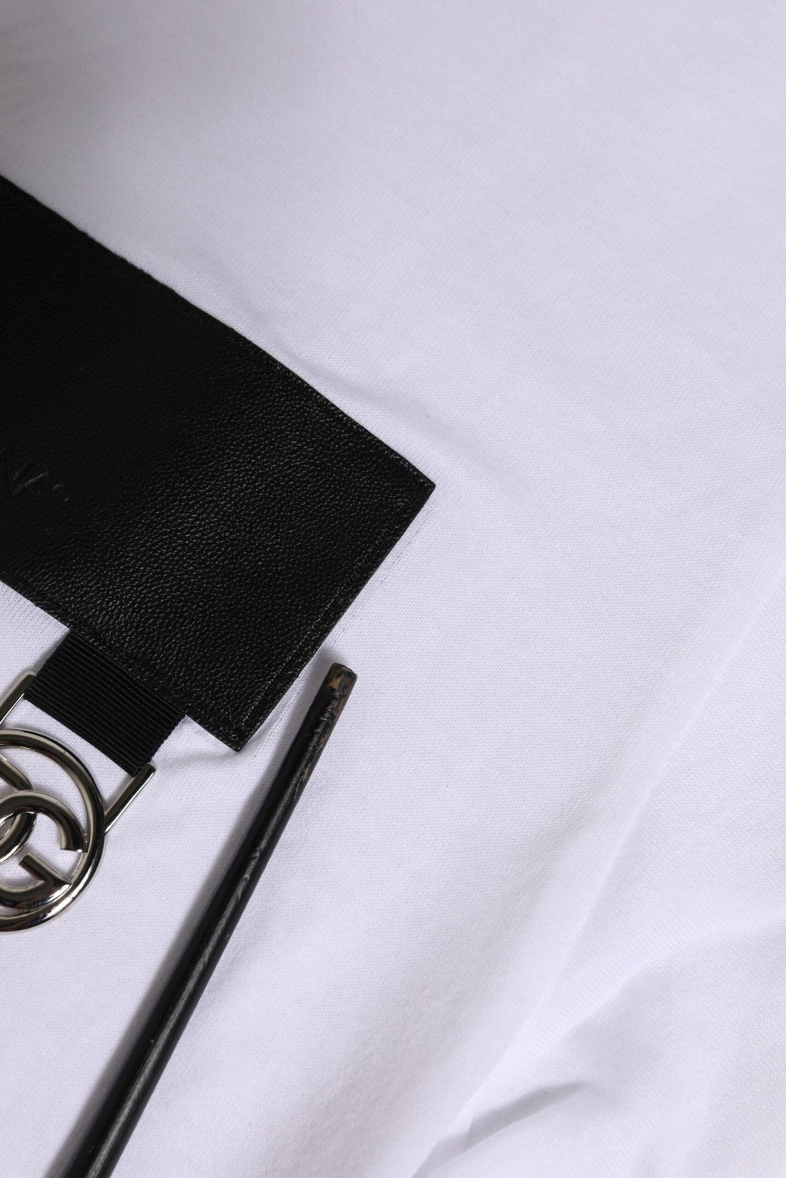 Dolce & Gabbana White Logo Crew Neck Short Sleeves T-shirt - RIMODA