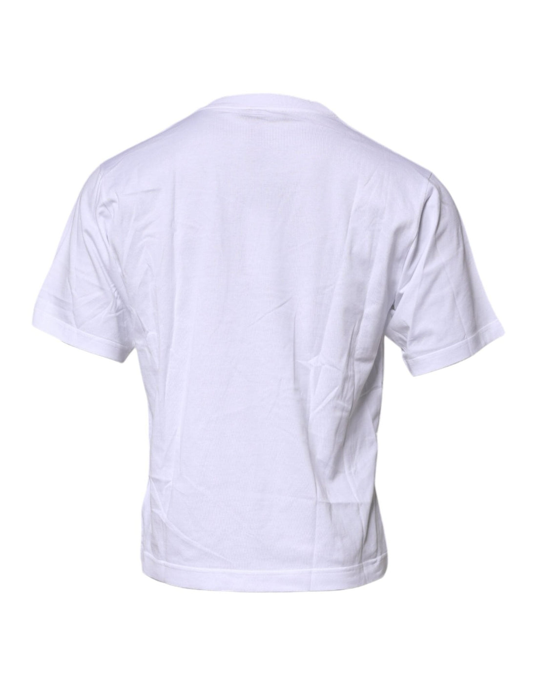 Dolce & Gabbana White Logo Crew Neck Short Sleeves T-shirt - RIMODA