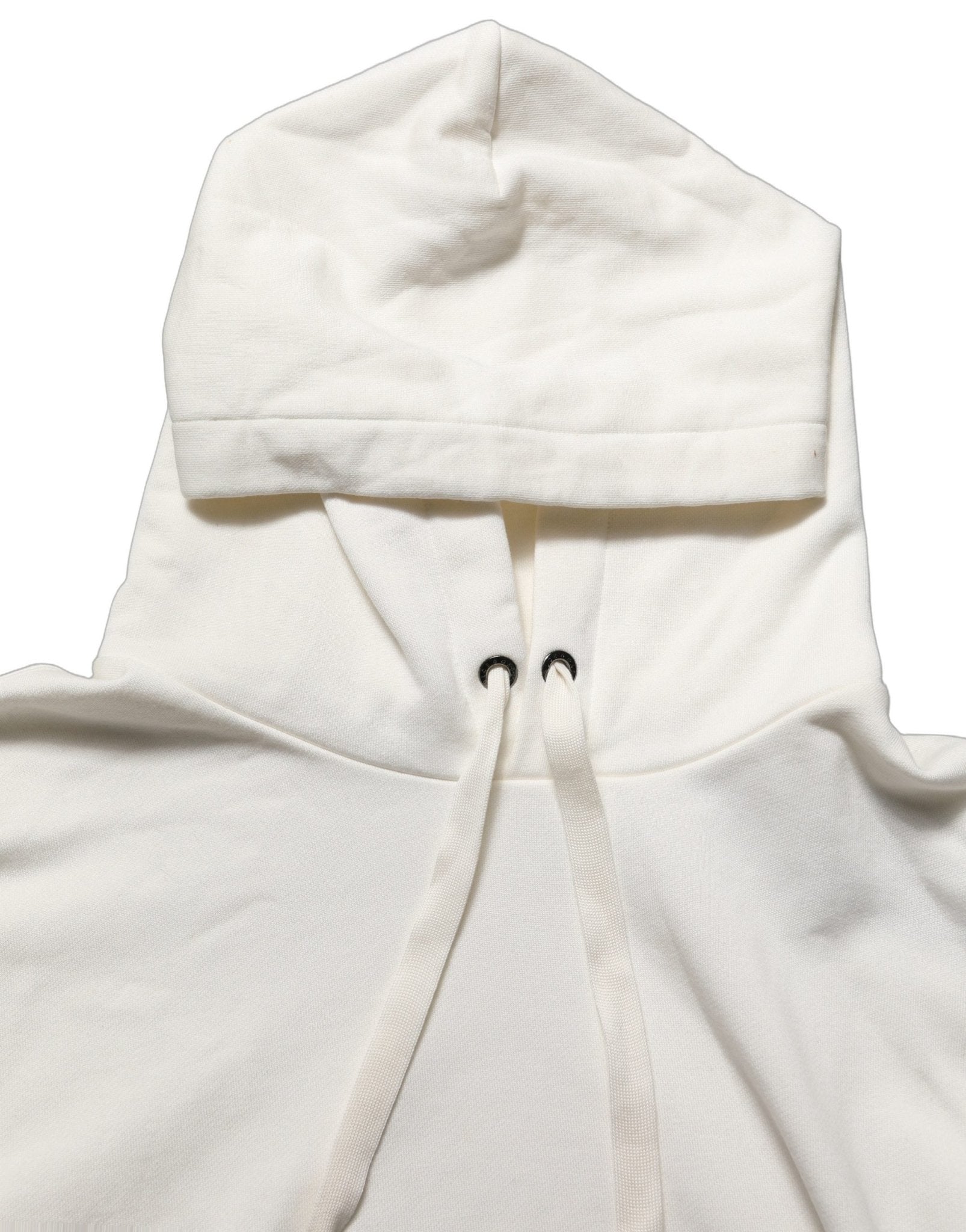 Dolce & Gabbana White Logo Hooded PulloverSweatshirt Sweater - RIMODA