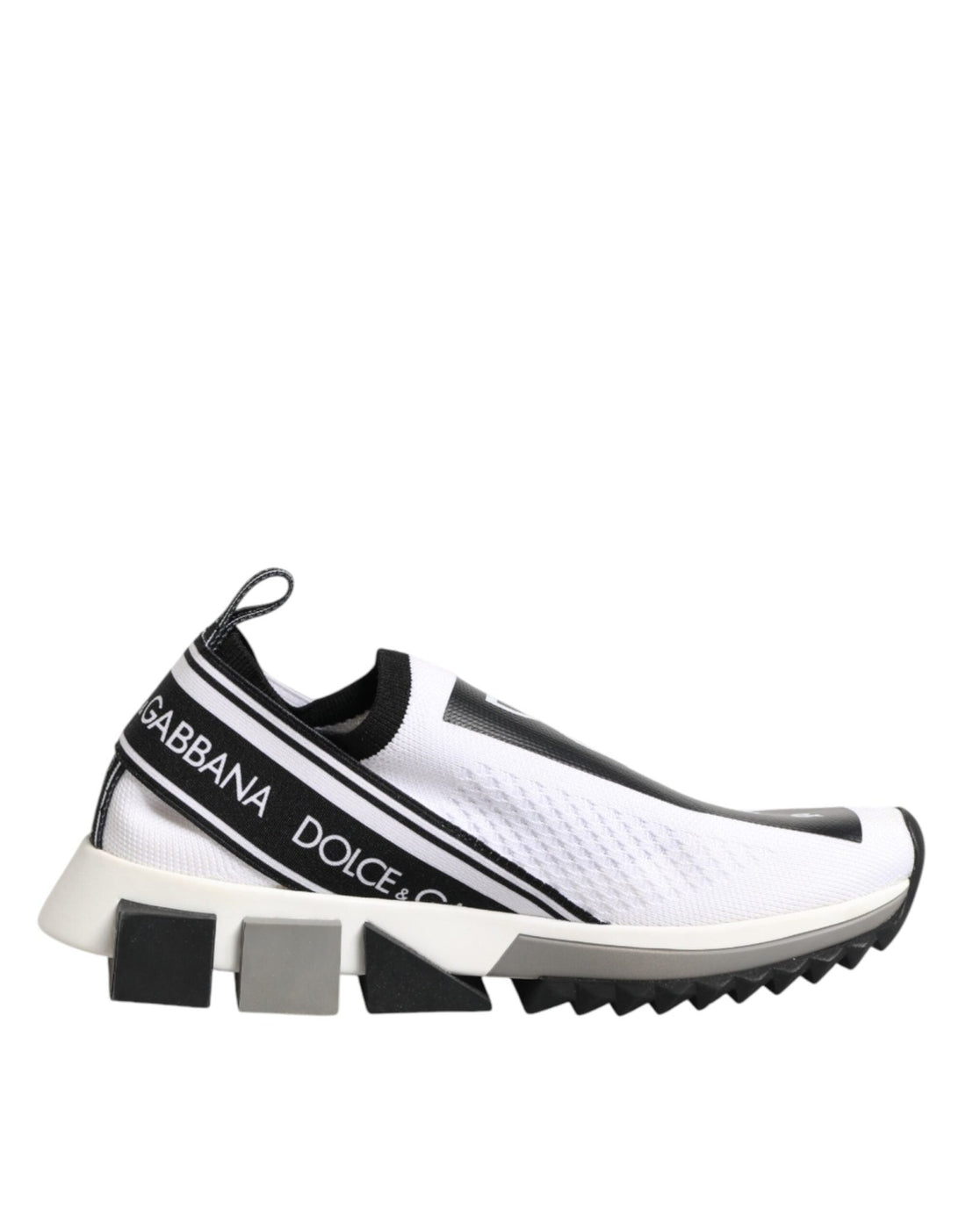 Dolce & Gabbana White Logo Low Top Sorrento Sneakers Shoes - RIMODA