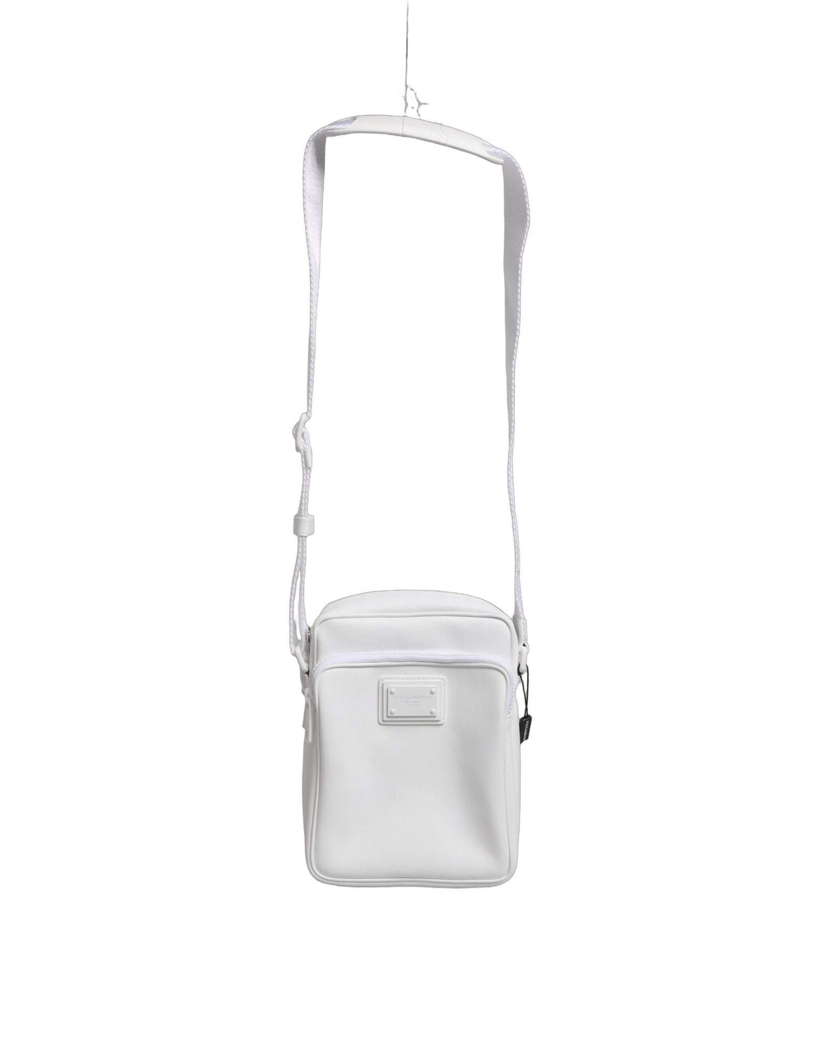 Dolce & Gabbana White Logo Plaque Crossbody Shoulder Borse Men Bag - RIMODA