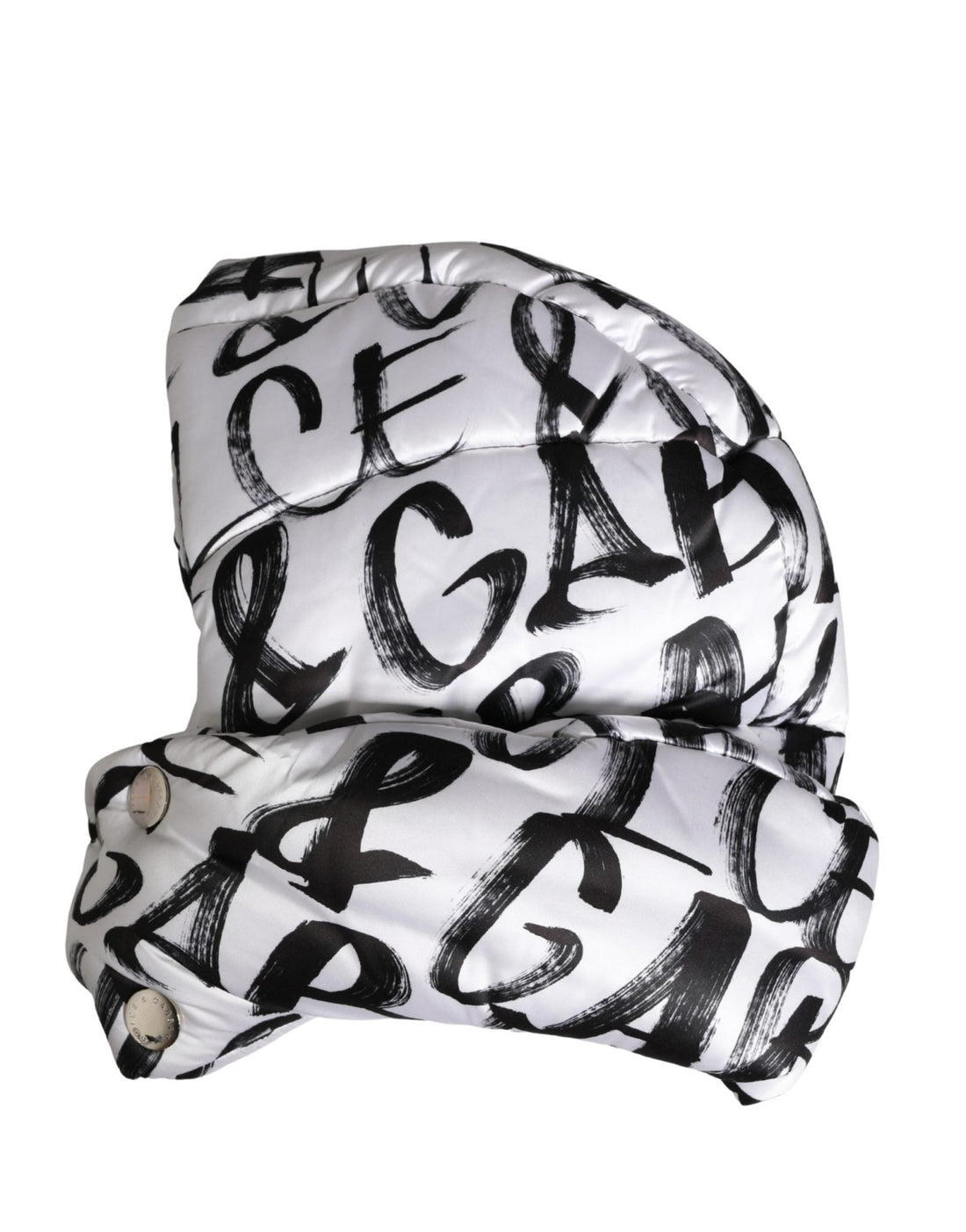 Dolce & Gabbana White Logo Print Whole Head Wrap Capello Hat - RIMODA