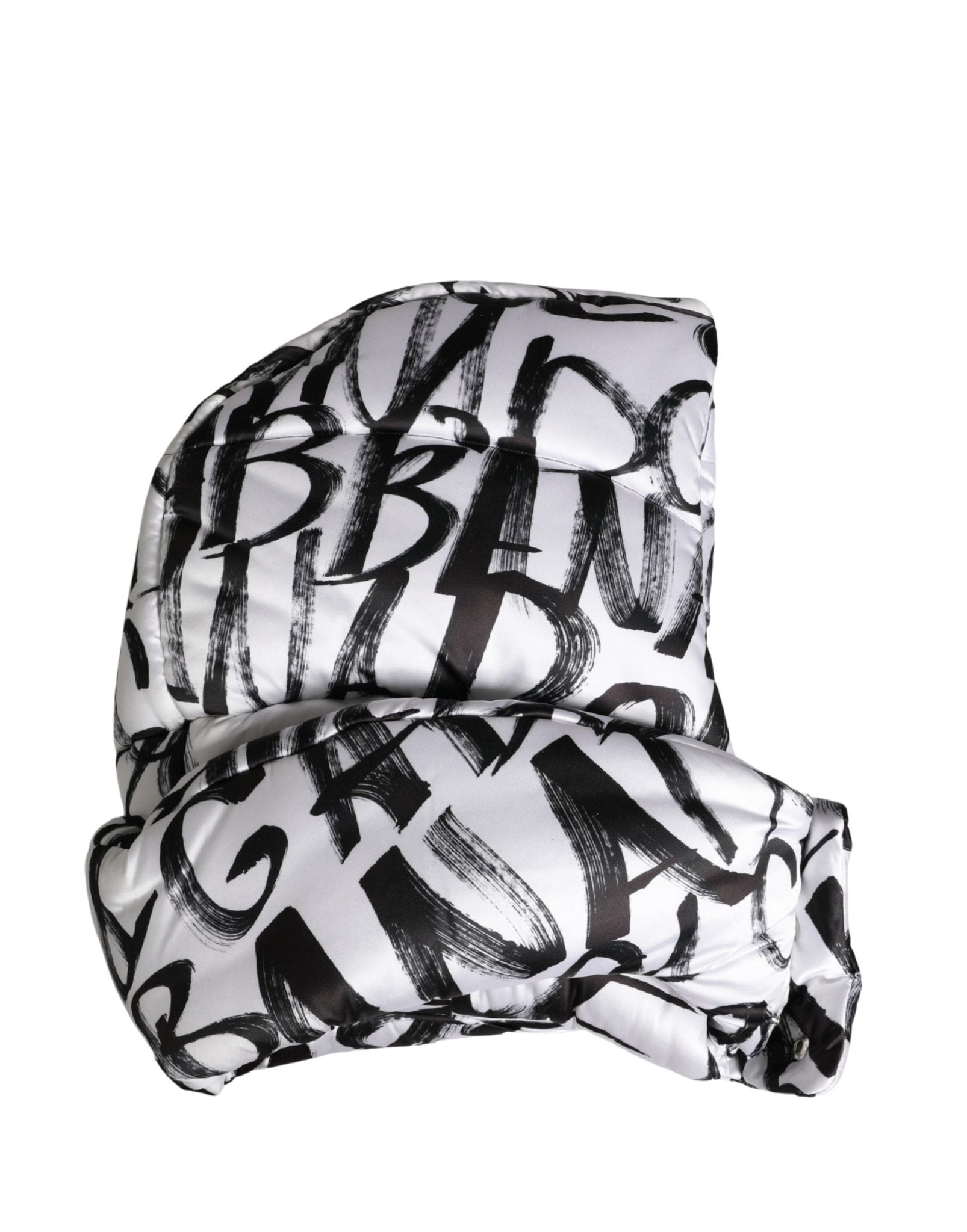 Dolce & Gabbana White Logo Print Whole Head Wrap Capello Hat - RIMODA
