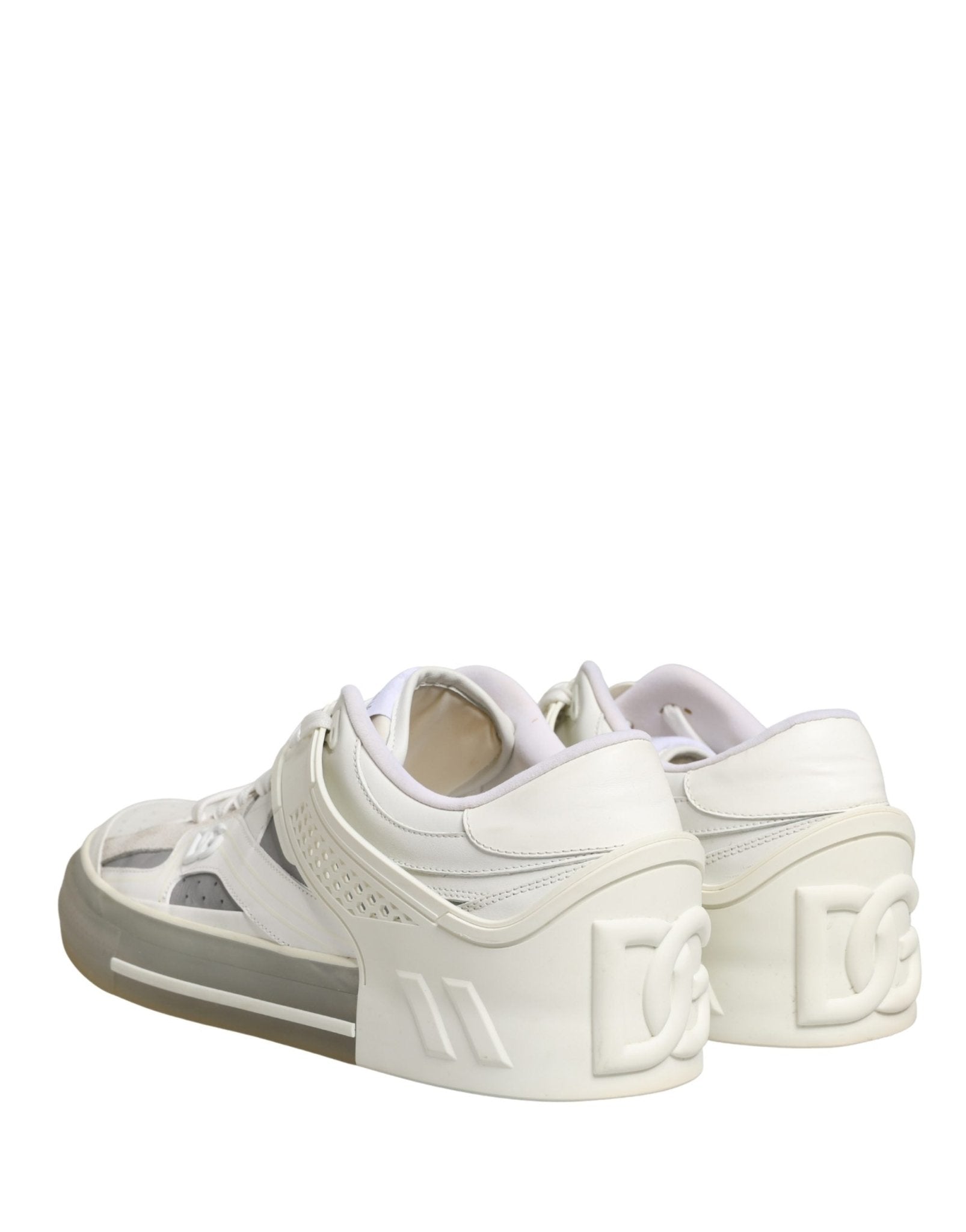 Dolce & Gabbana White Low Top Custom 2.Zero Sneakers Shoes - RIMODA