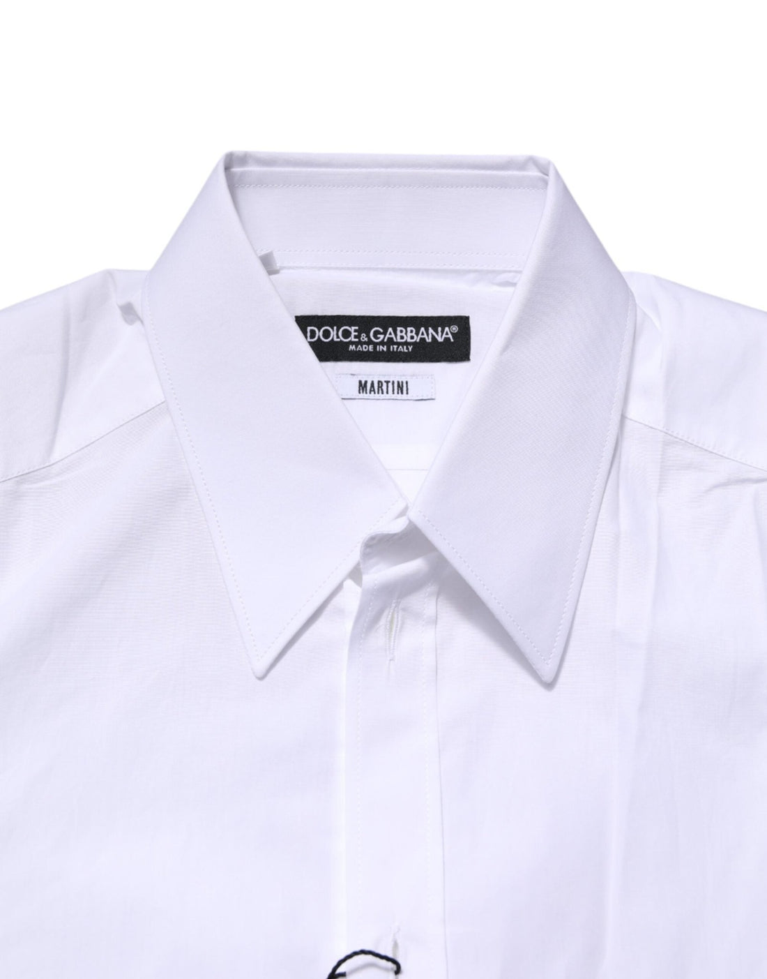 Dolce & Gabbana White MARTINI Long Sleeves Dress Formal Shirt - RIMODA
