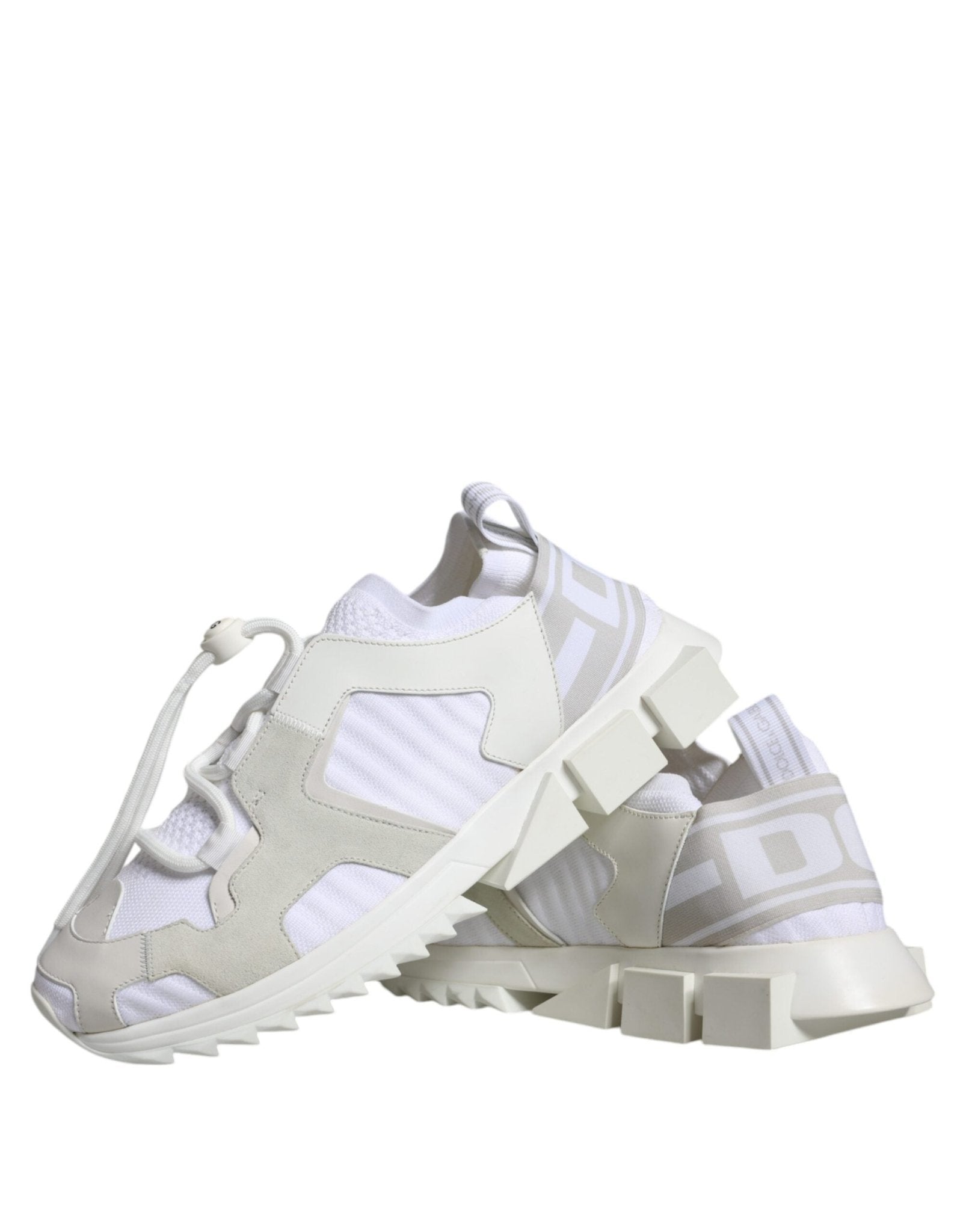 Dolce & Gabbana White Mesh Sorrento Trekking Sneakers Shoes - RIMODA