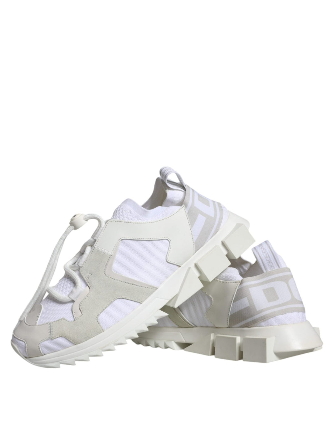 Dolce & Gabbana White Mesh Sorrento Trekking Sneakers Shoes - RIMODA