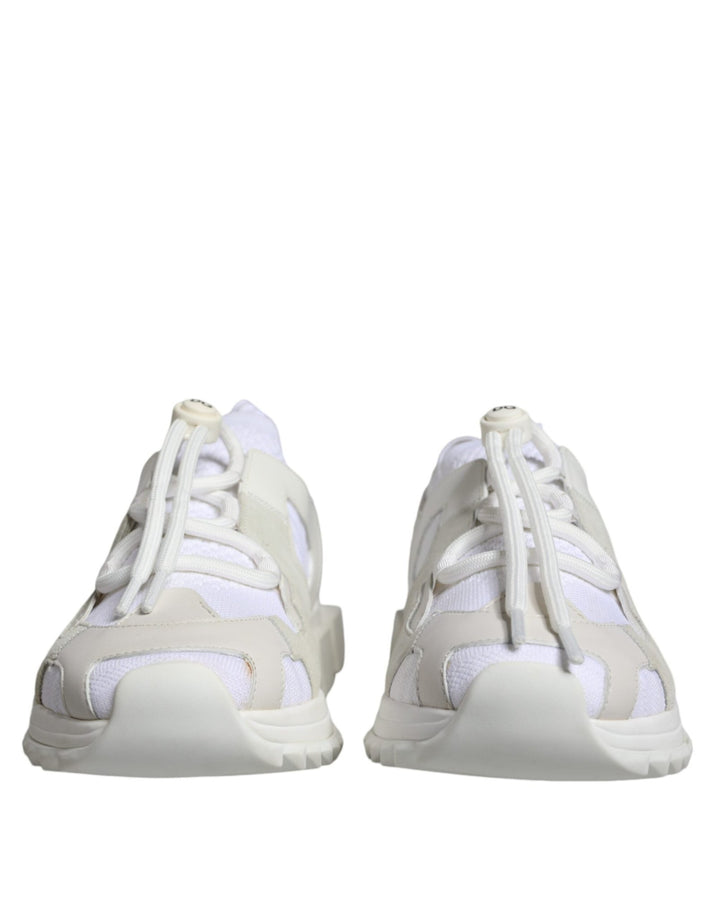 Dolce & Gabbana White Mesh Sorrento Trekking Sneakers Shoes - RIMODA