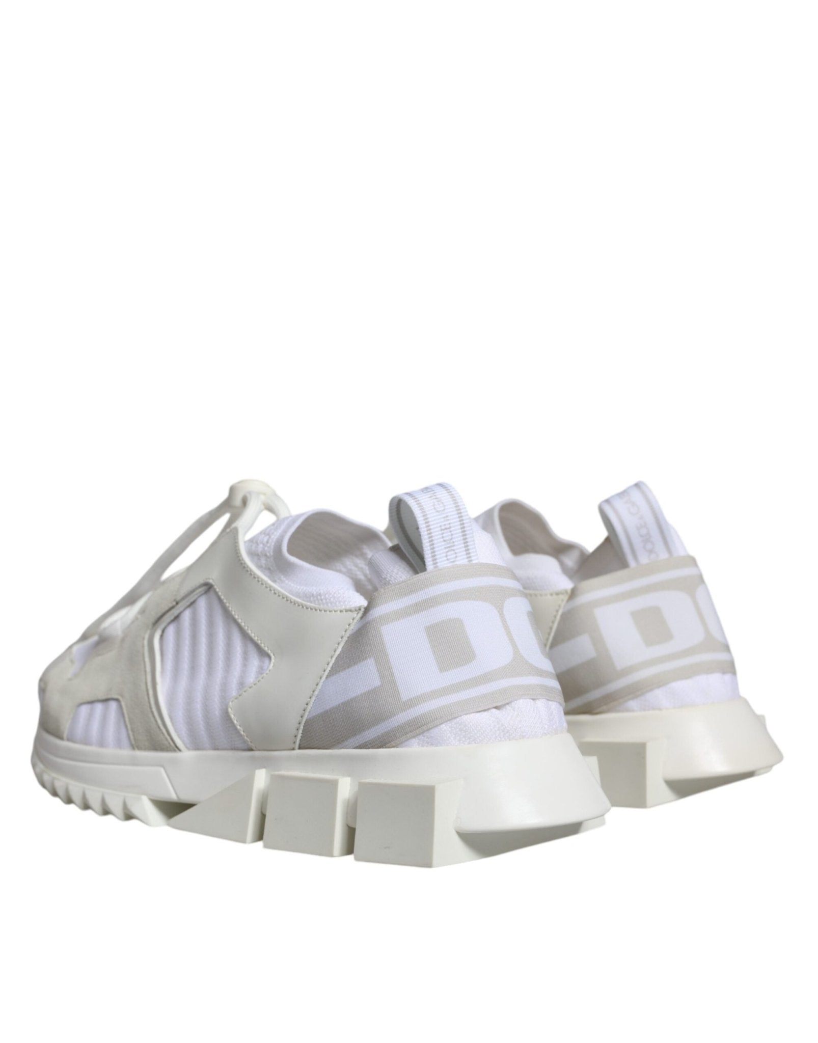 Dolce & Gabbana White Mesh Sorrento Trekking Sneakers Shoes - RIMODA