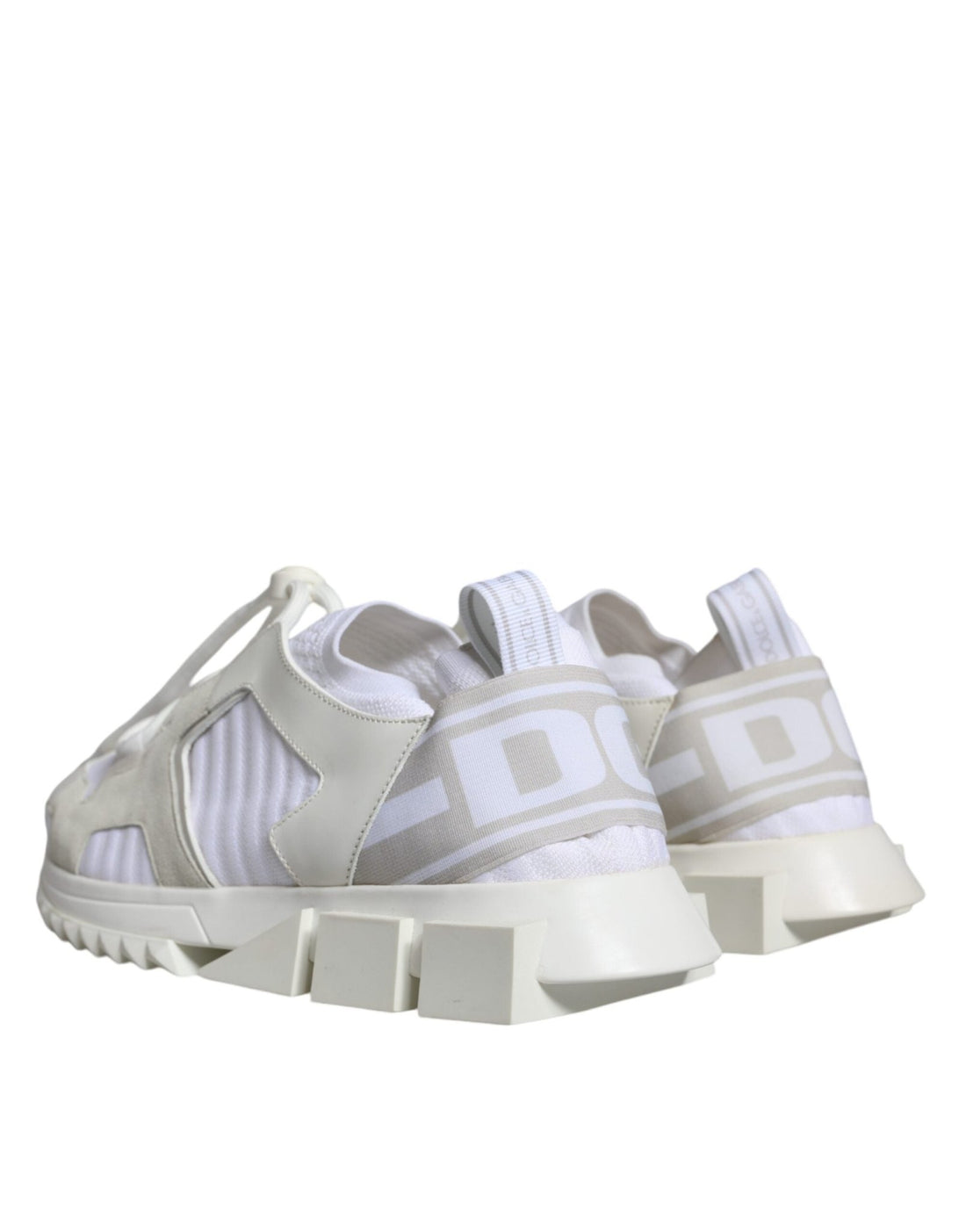 Dolce & Gabbana White Mesh Sorrento Trekking Sneakers Shoes - RIMODA