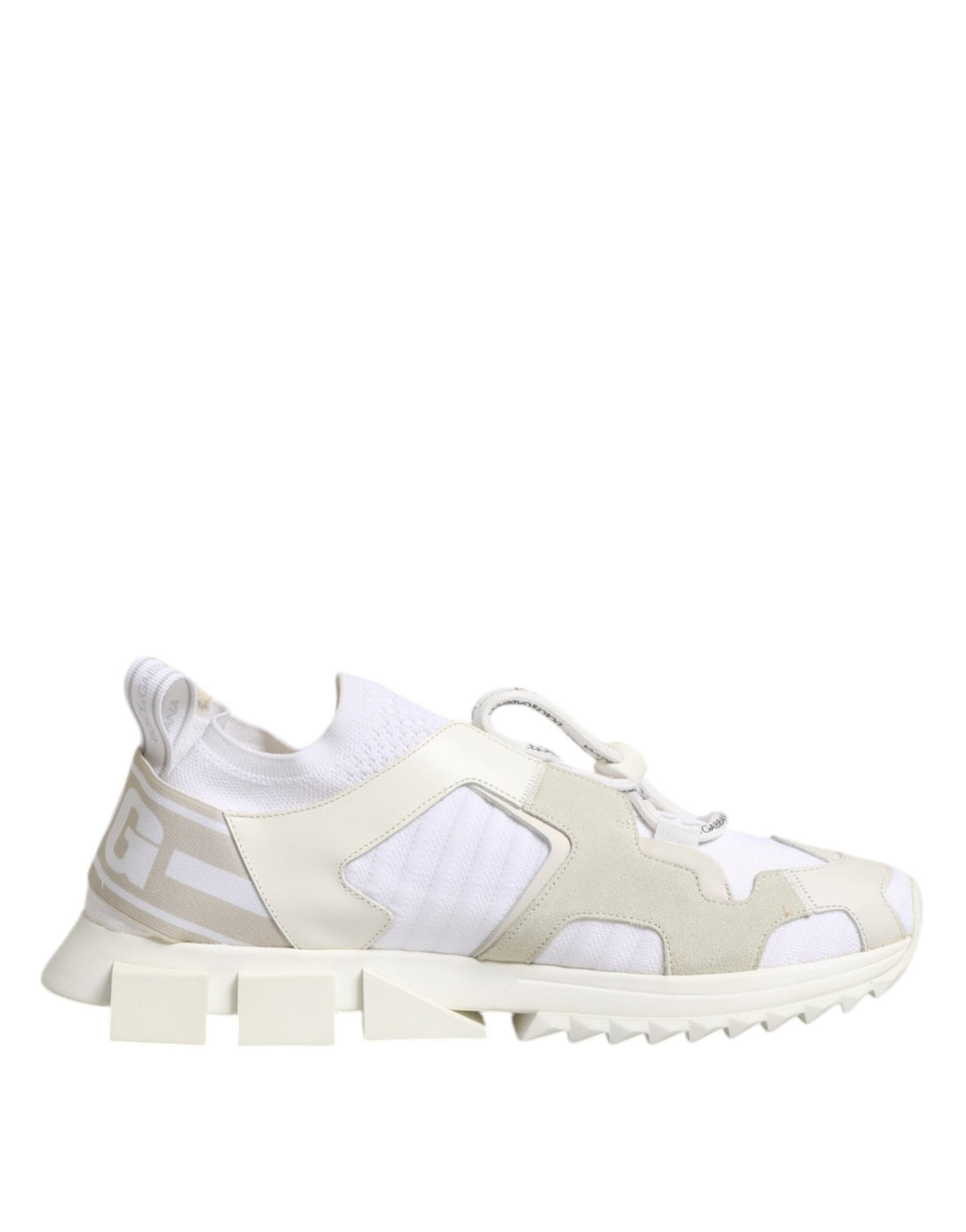 Dolce & Gabbana White Mesh Sorrento Trekking Sneakers Shoes - RIMODA