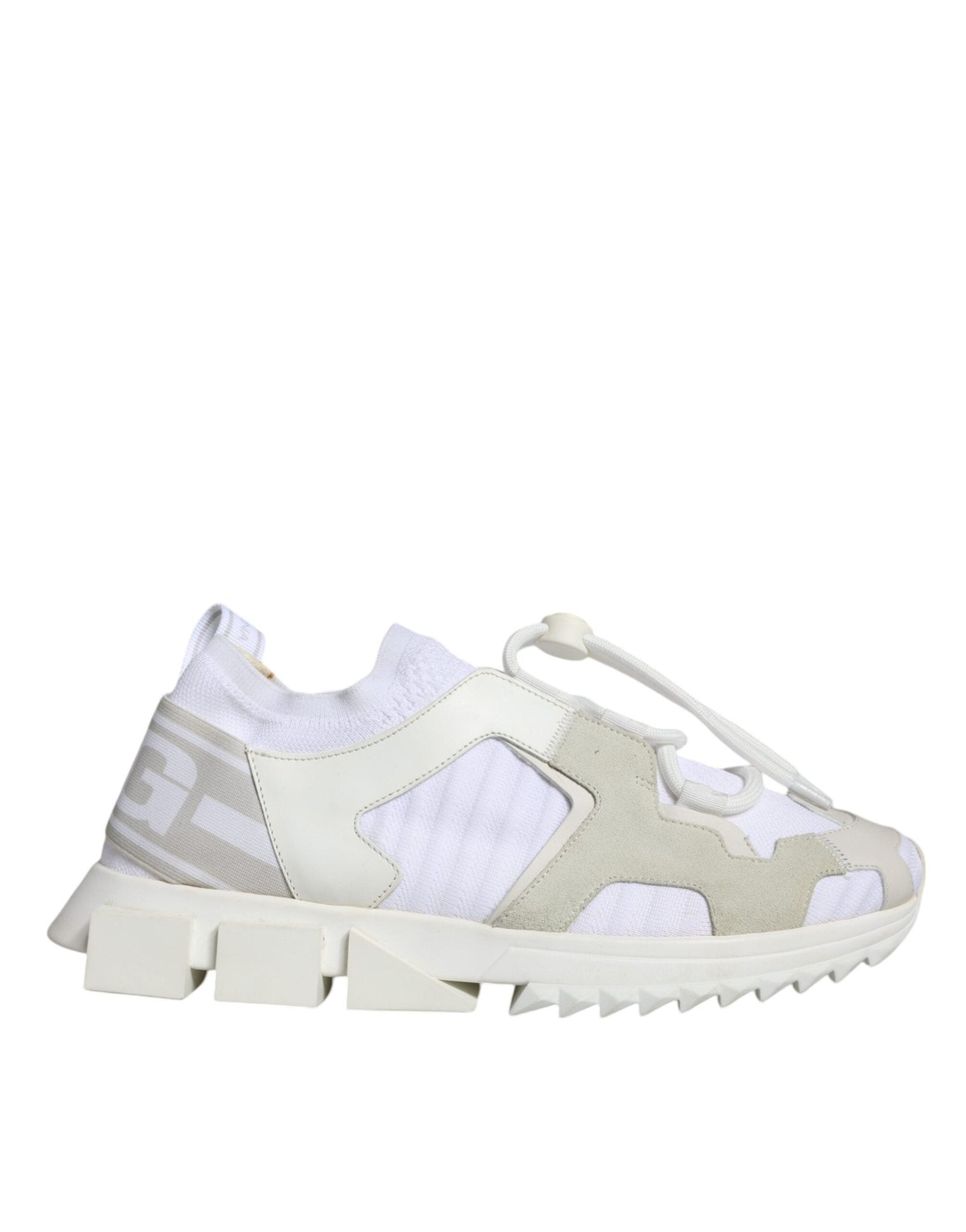 Dolce & Gabbana White Mesh Sorrento Trekking Sneakers Shoes - RIMODA