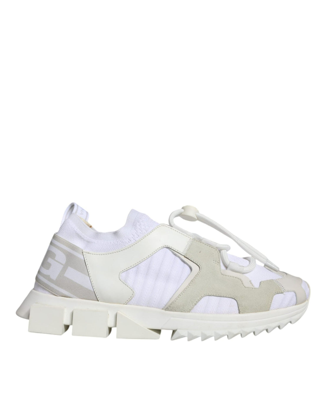 Dolce & Gabbana White Mesh Sorrento Trekking Sneakers Shoes - RIMODA