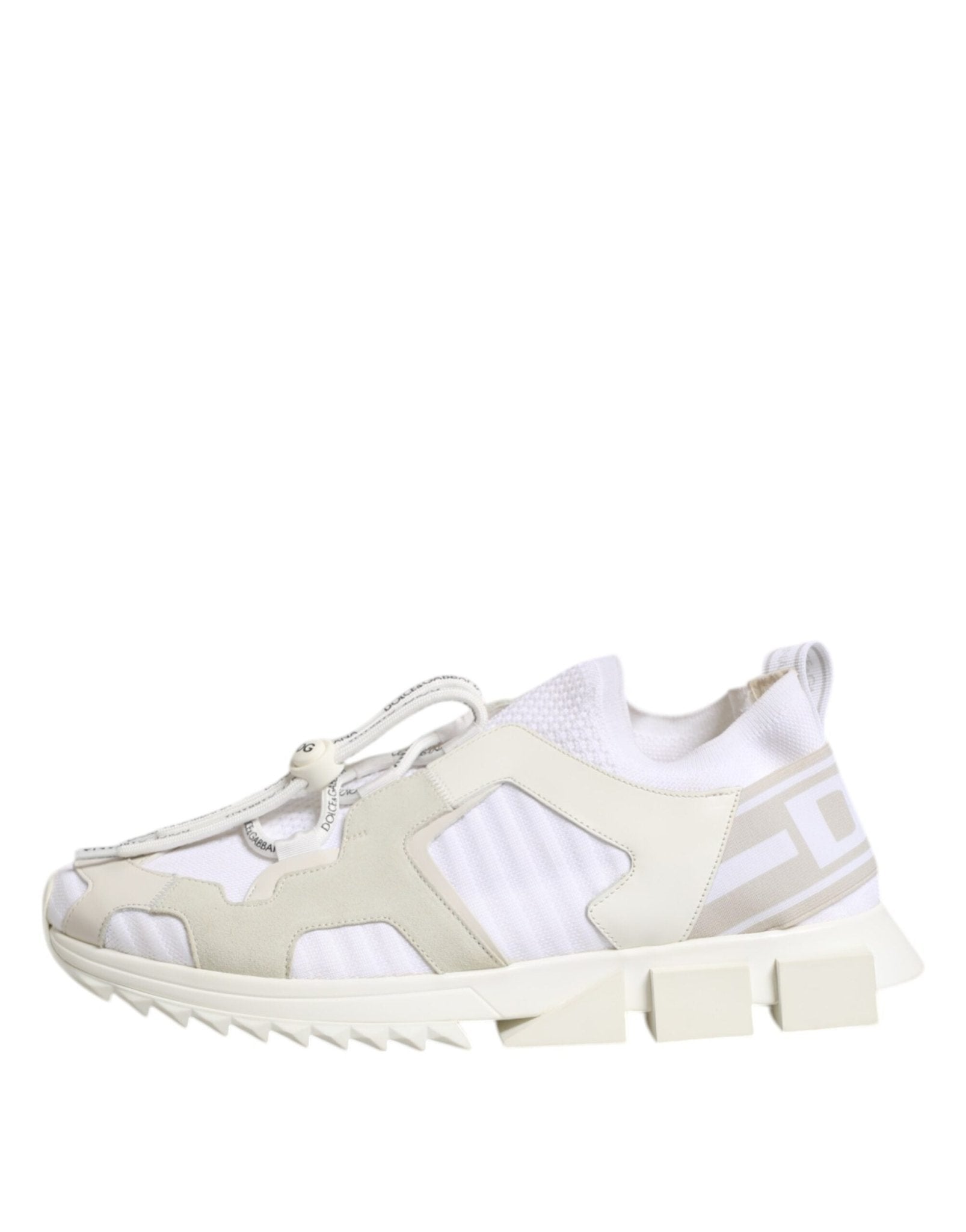 Dolce & Gabbana White Mesh Sorrento Trekking Sneakers Shoes - RIMODA