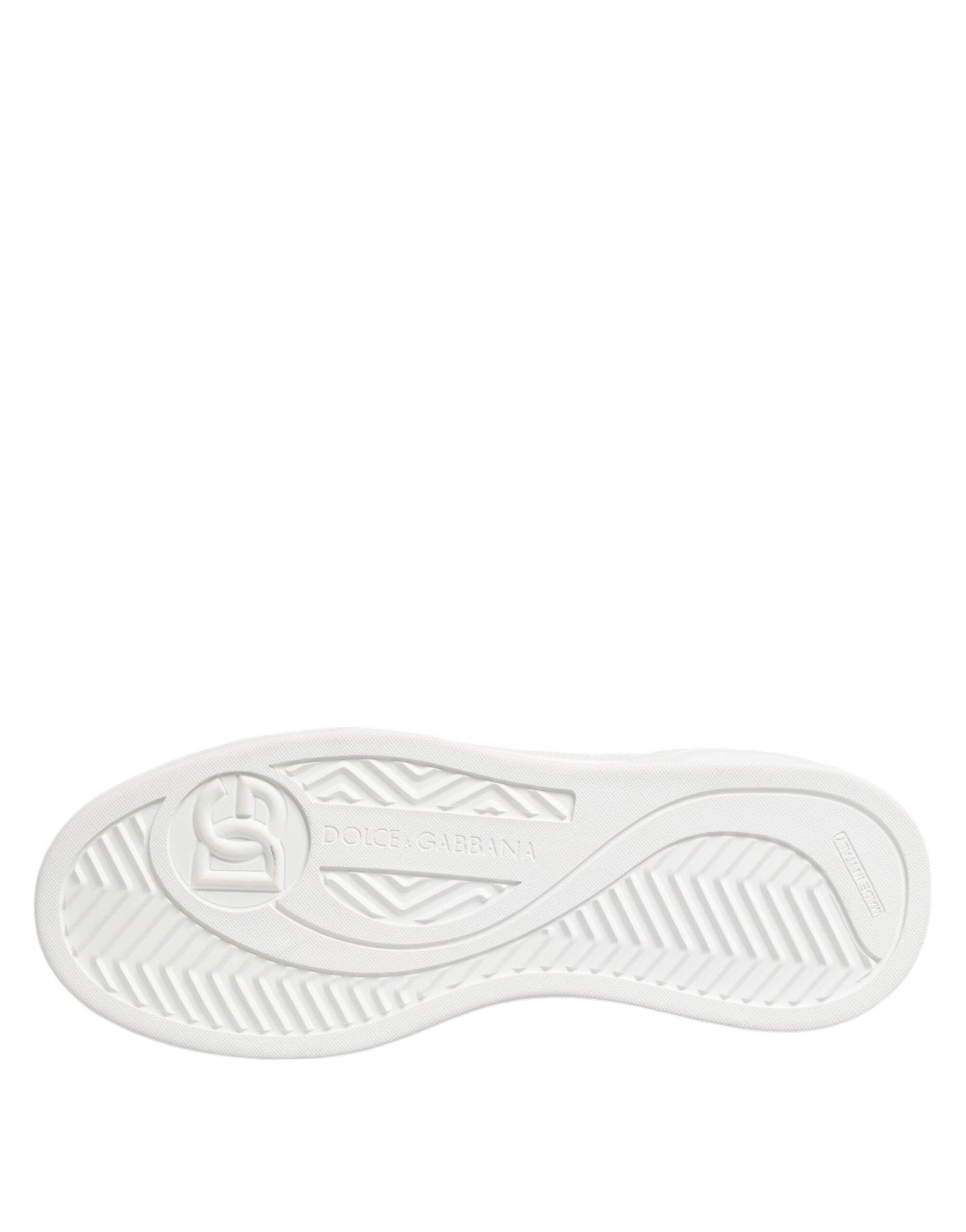 Dolce & Gabbana White Miami Leather Low Top Sneakers Shoes - RIMODA