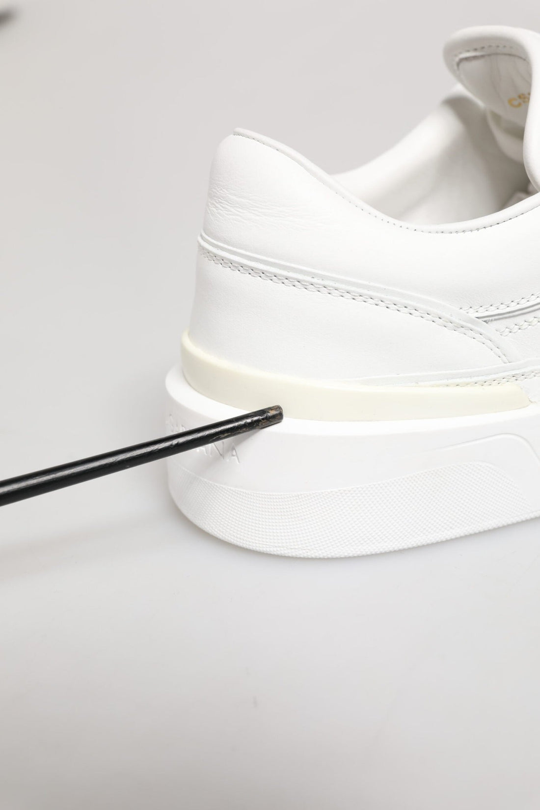Dolce & Gabbana White Miami Leather Low Top Sneakers Shoes - RIMODA