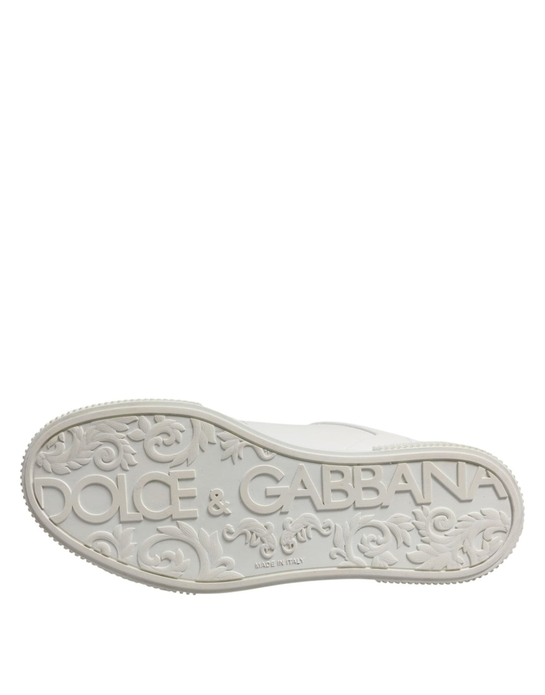Dolce & Gabbana White Miami Leather Low Top Sneakers Shoes - RIMODA