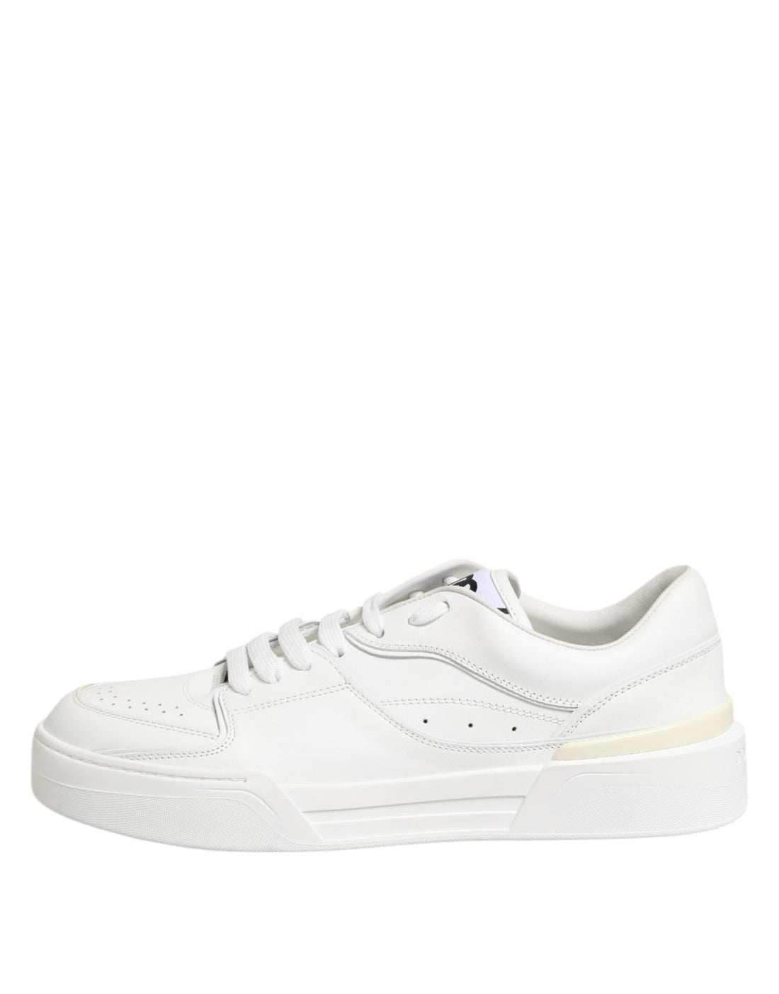 Dolce & Gabbana White Miami Leather Low Top Sneakers Shoes - RIMODA