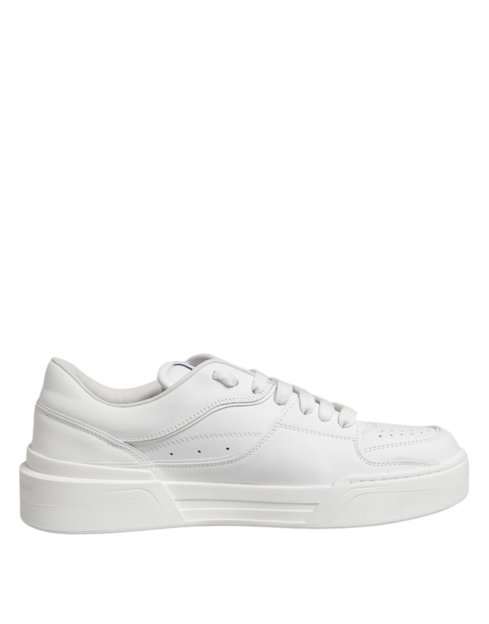 Dolce & Gabbana White Miami Leather Low Top Sneakers Shoes - RIMODA